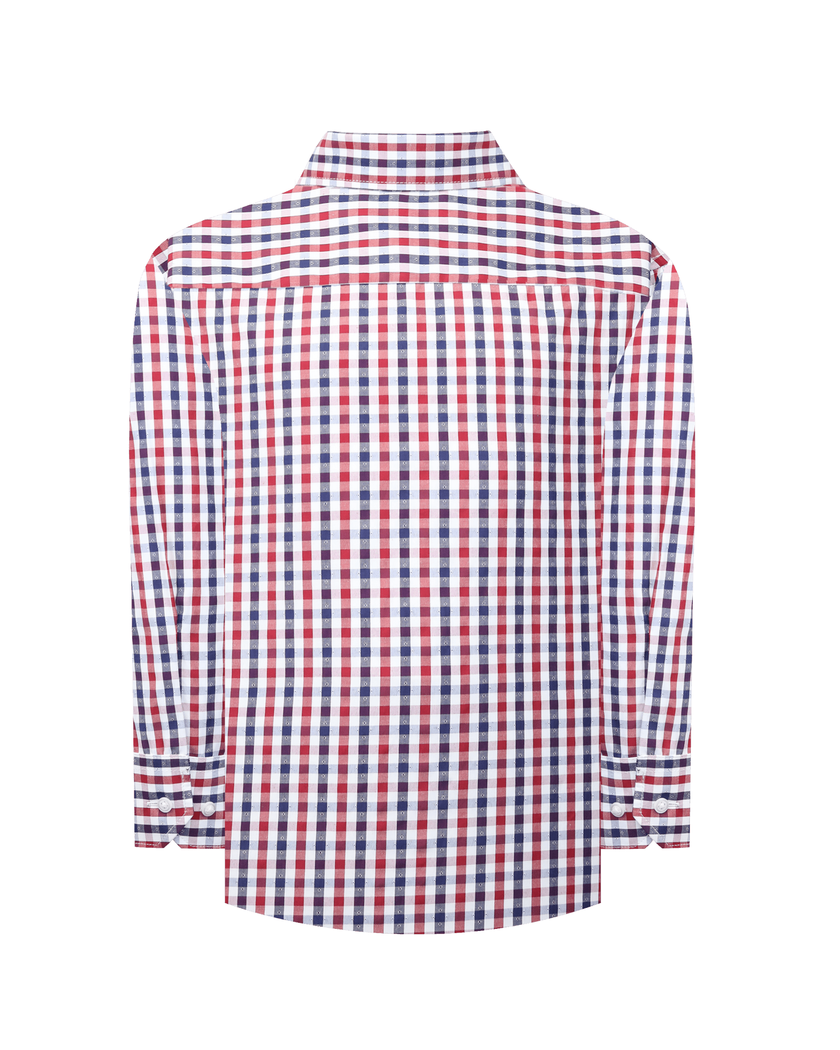 Manchester Junior Camisa Casual Gingham Button Down - Manga Larga - Manchester