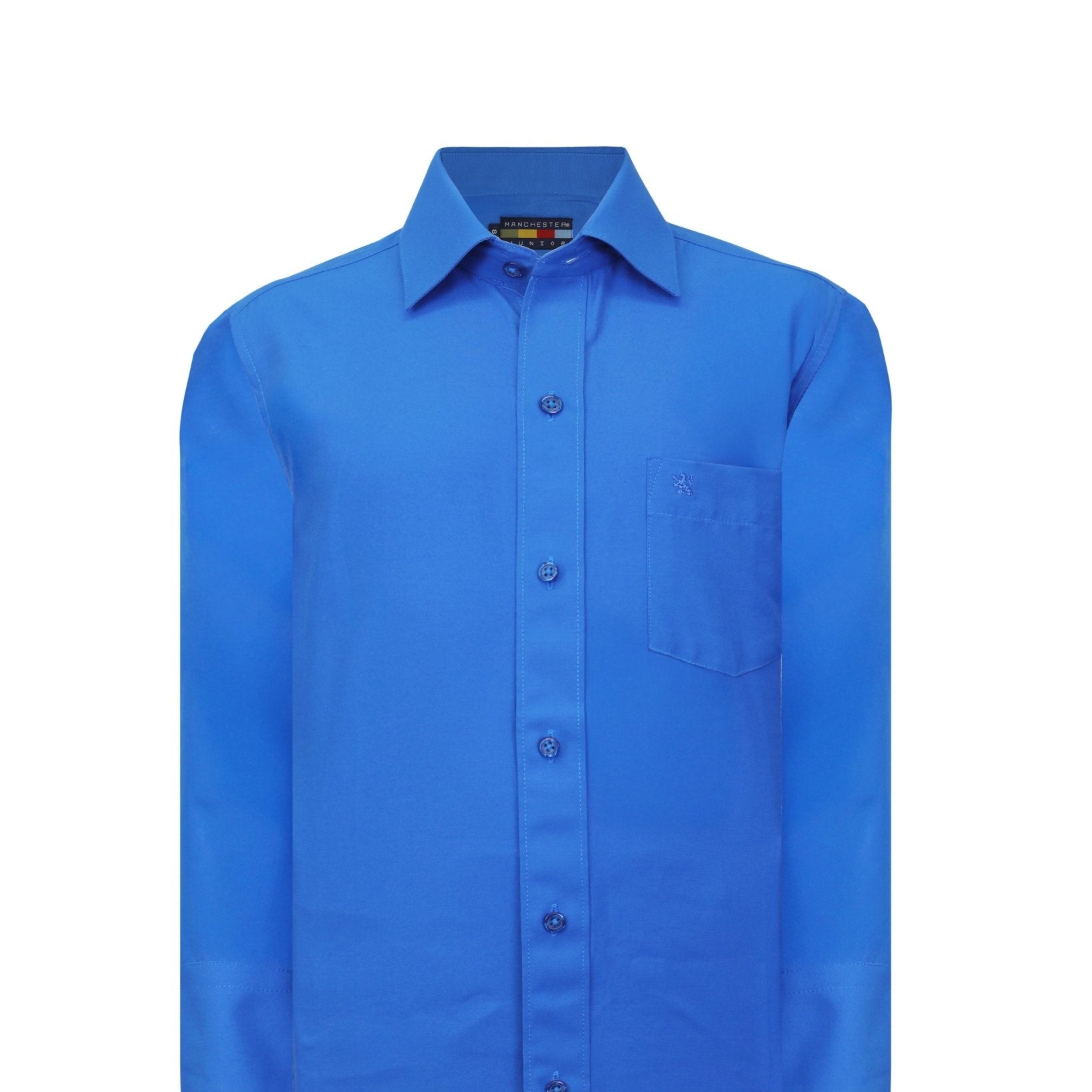 Manchester Junior Camisa de Vestir: Regular Fit Cuello Roma - Manchester