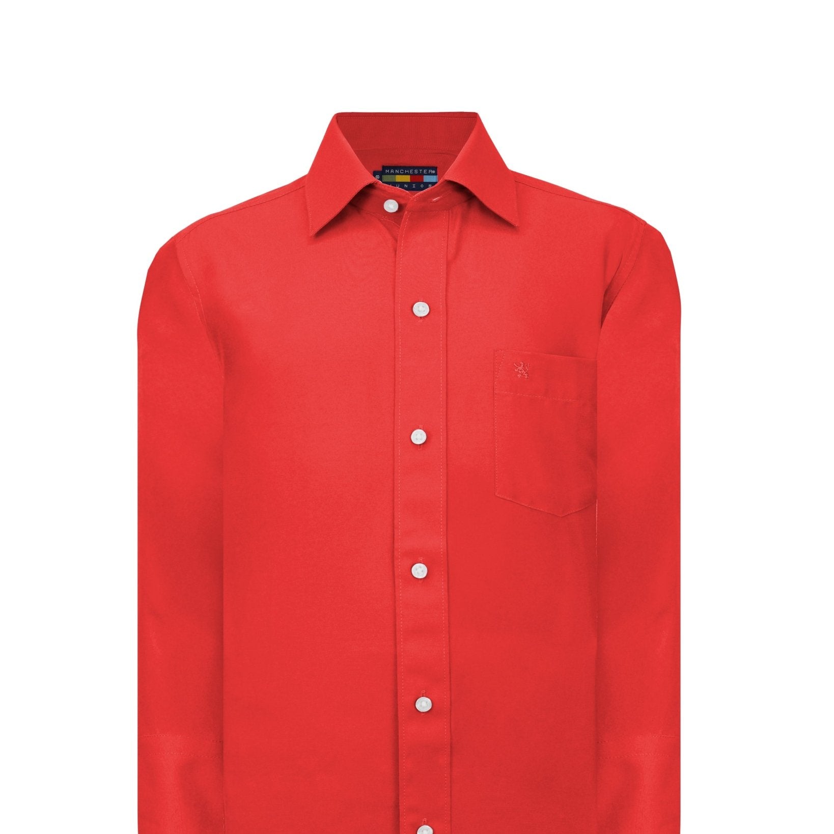 Manchester Junior Camisa de Vestir: Regular Fit Cuello Roma - Manchester