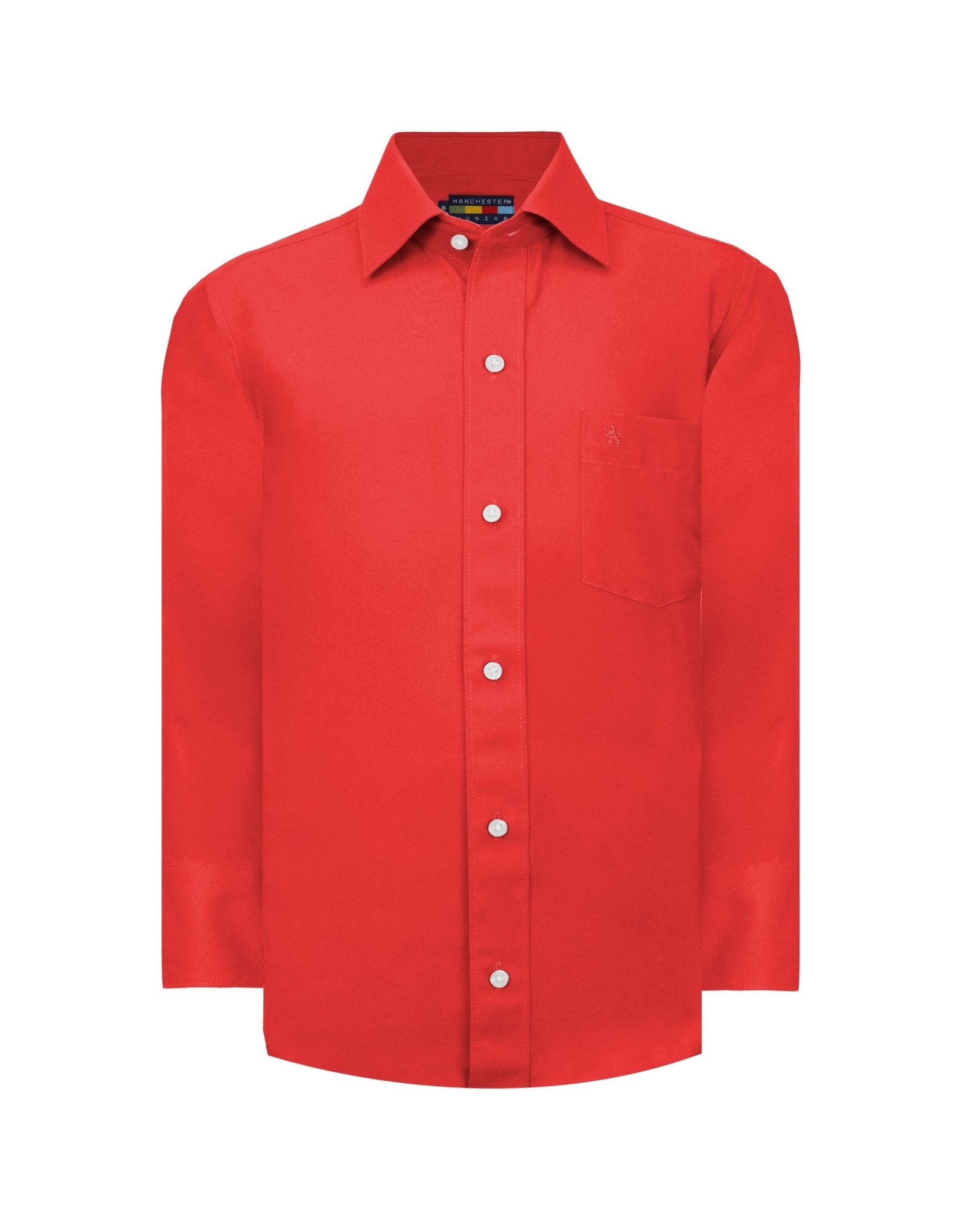 Manchester Junior Camisa de Vestir: Regular Fit Cuello Roma - Manchester