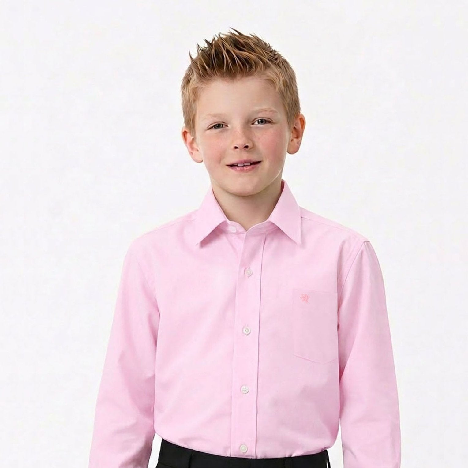 Manchester Junior Camisa de Vestir: Regular Fit Cuello Roma - Manchester