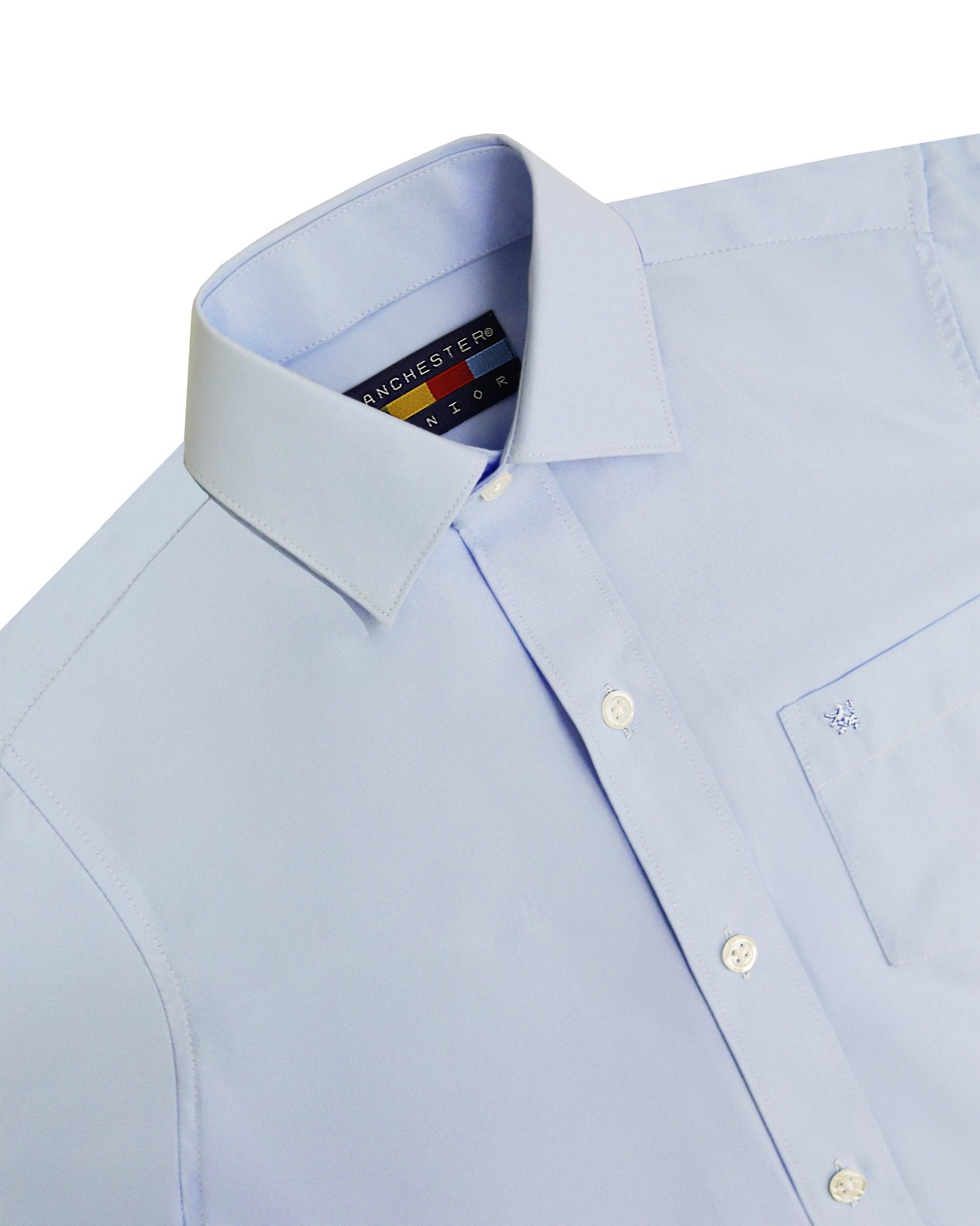 Manchester Junior Camisa de Vestir: Regular Fit Cuello Roma - Manchester