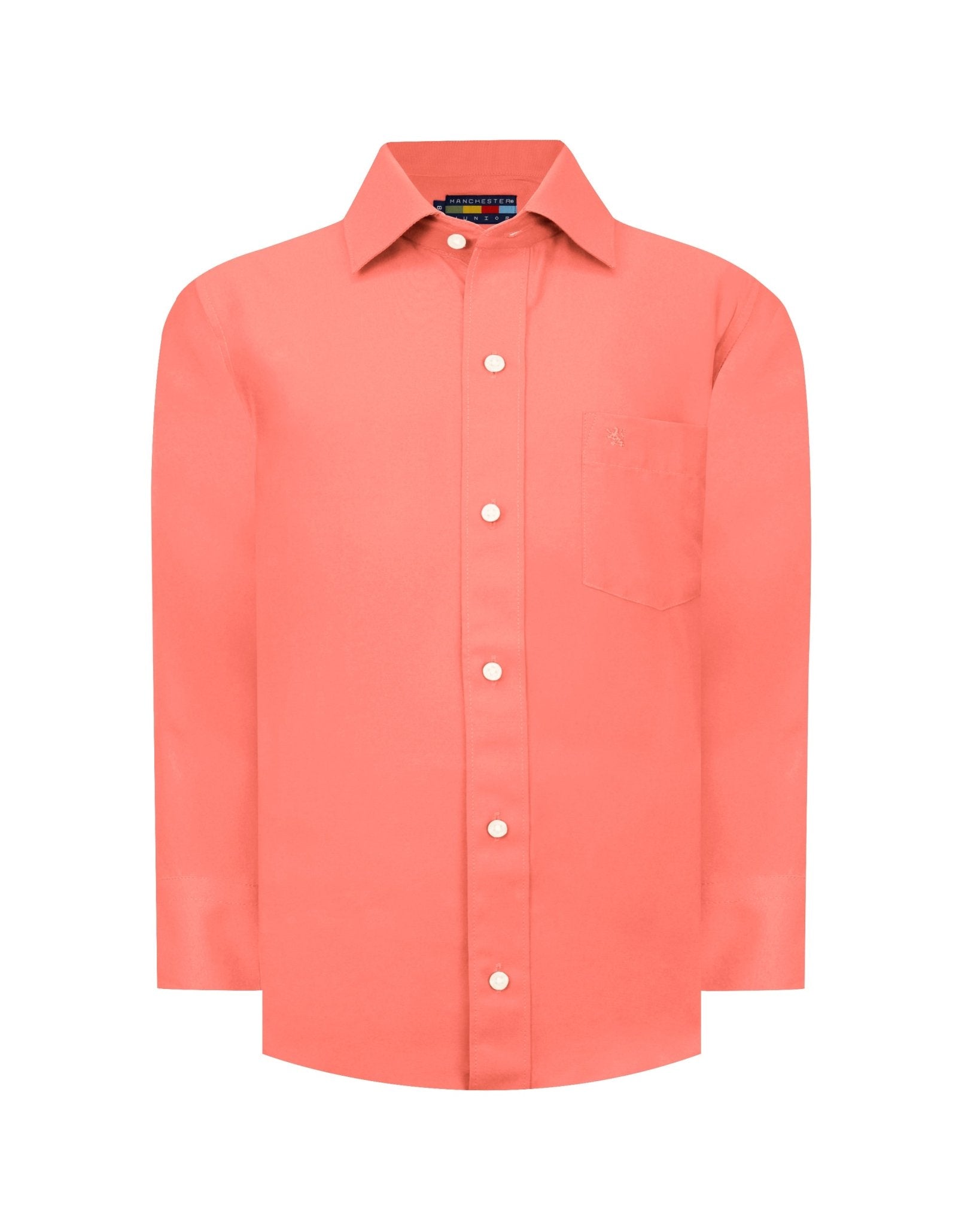 Manchester Junior Camisa de Vestir: Regular Fit Cuello Roma - Manchester