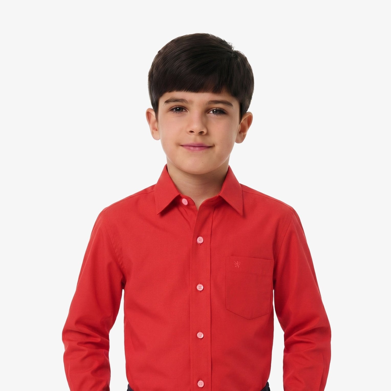 Manchester Junior Camisa de Vestir: Regular Fit Cuello Roma - Manchester