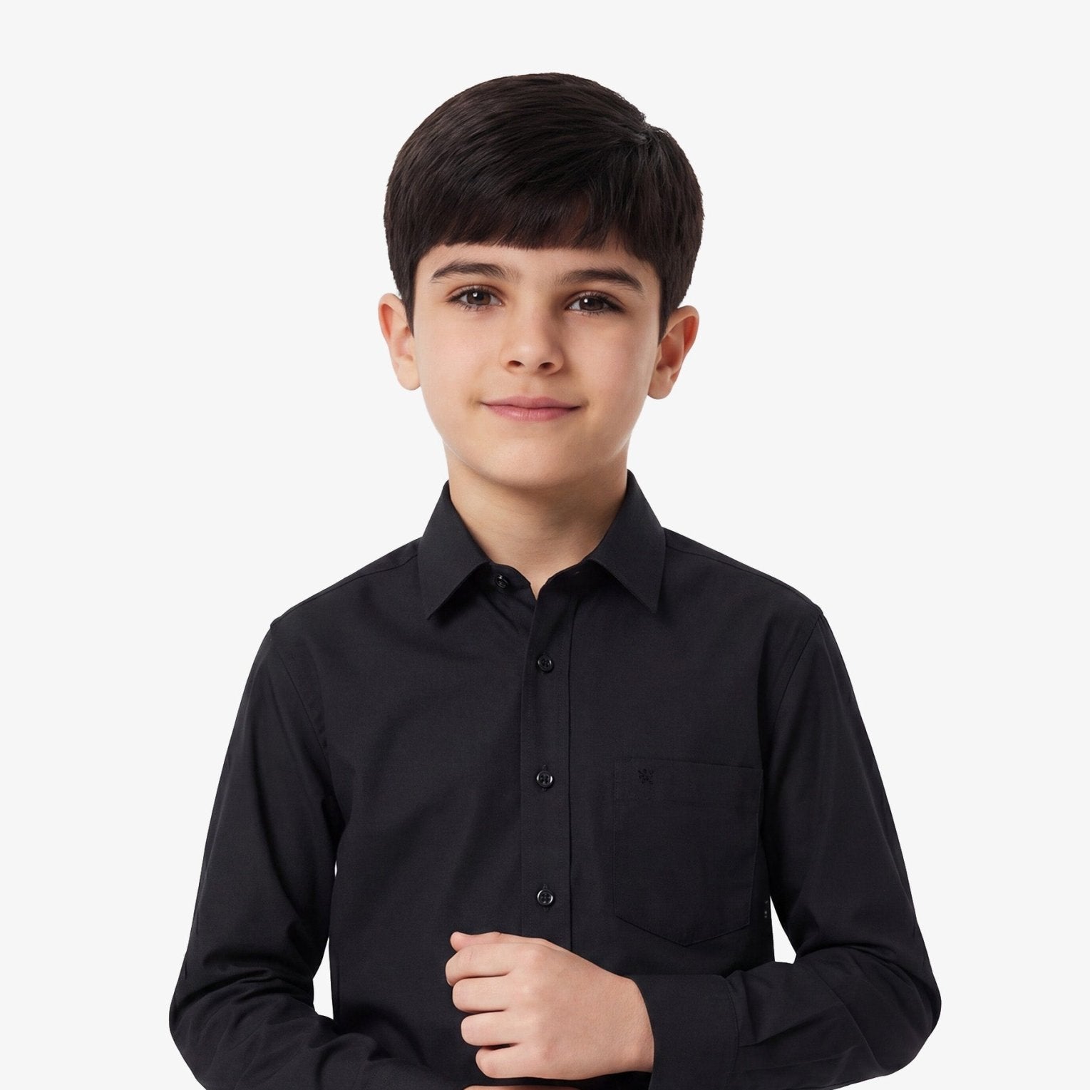 Manchester Junior Camisa de Vestir: Regular Fit Cuello Roma - Manchester