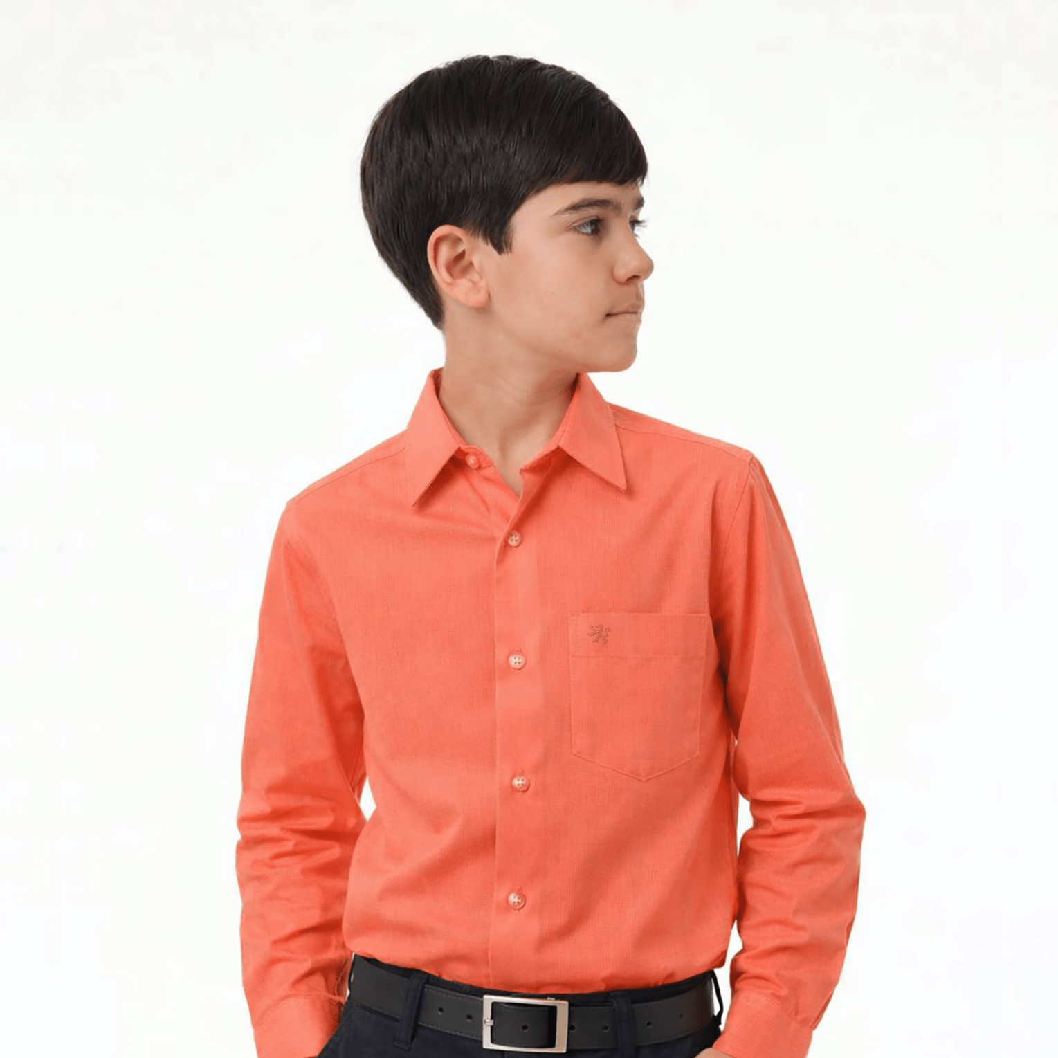 Manchester Junior Camisa de Vestir: Regular Fit Cuello Roma - Manchester