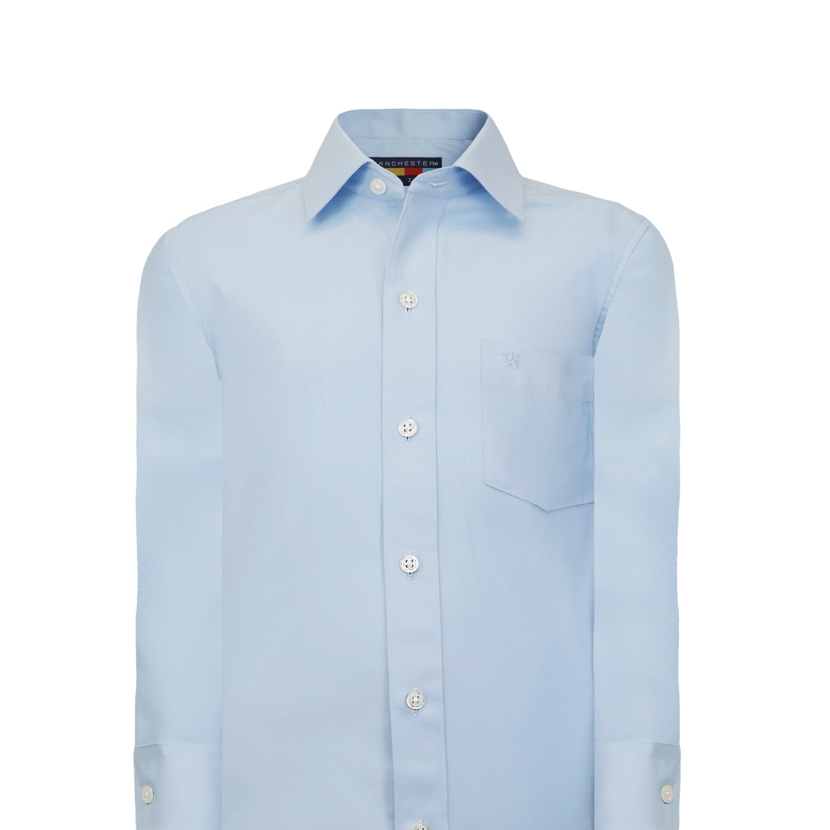 Manchester Junior Camisa de Vestir: Regular Fit Cuello Roma - Manchester