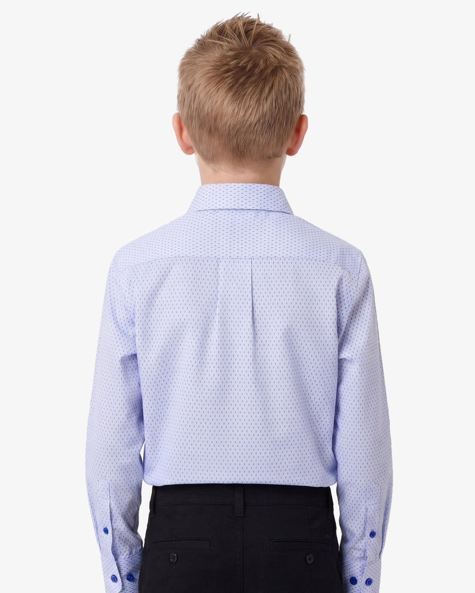 Manchester Junior Camisa Vestir Manga Larga Lisa - Manchester