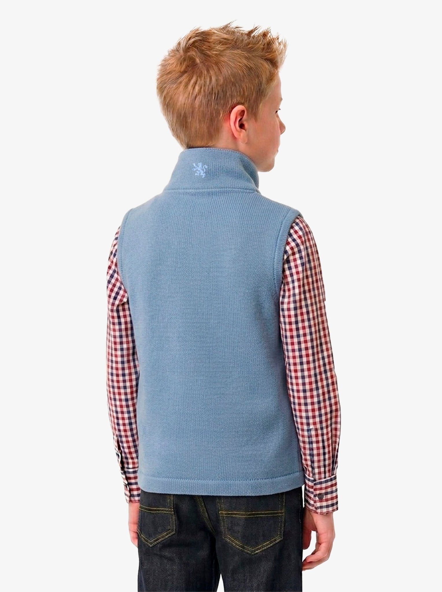 Manchester Junior Chaleco a Punto Liso - Manchester