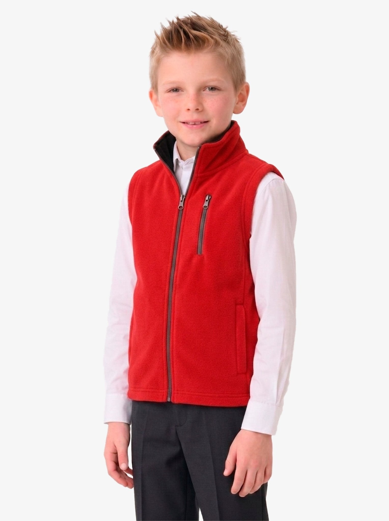 Manchester Junior Chaleco a Punto Liso - Manchester