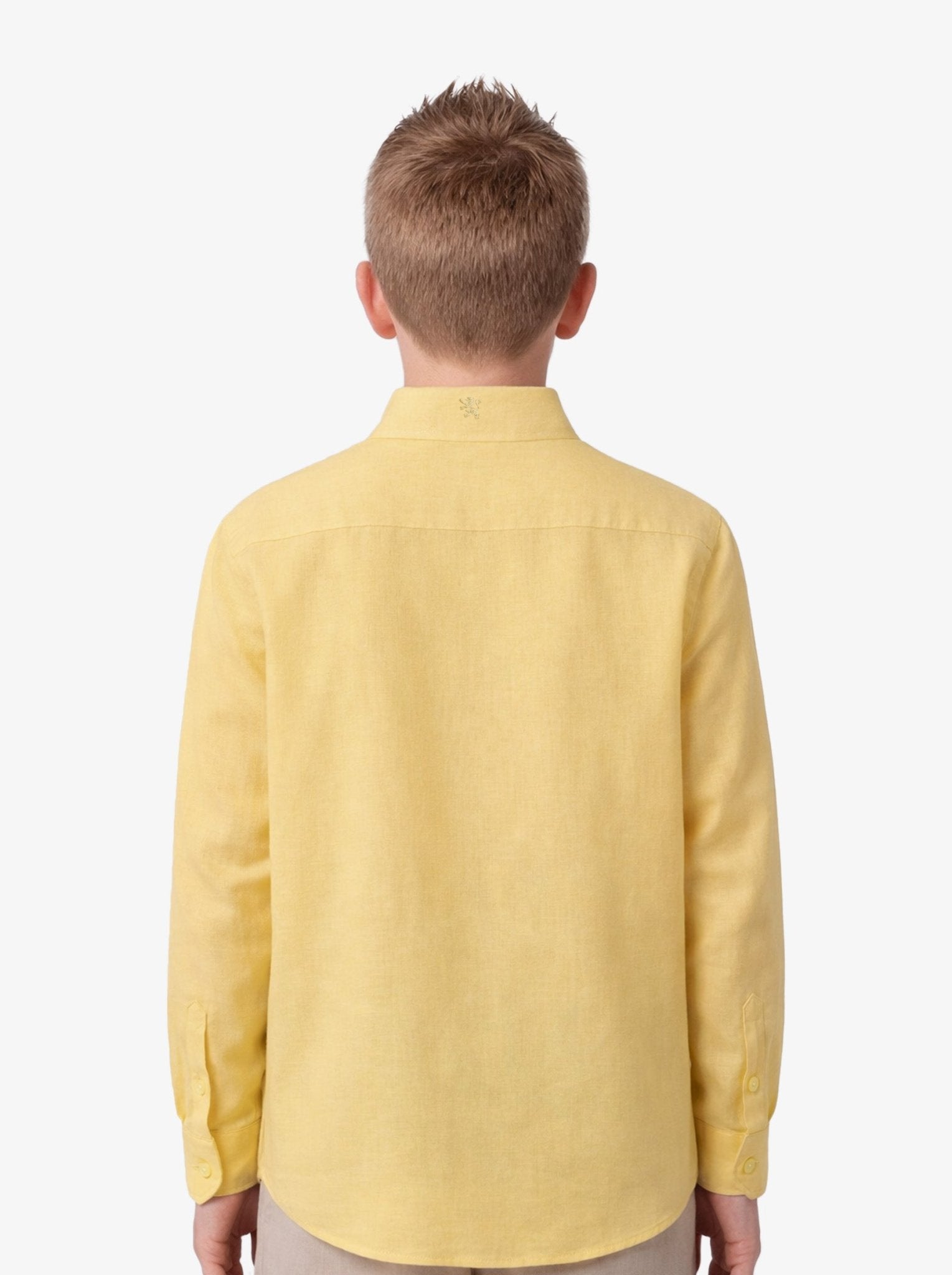 Manchester Junior Guayabera 100% Lino - Manga Larga - Manchester