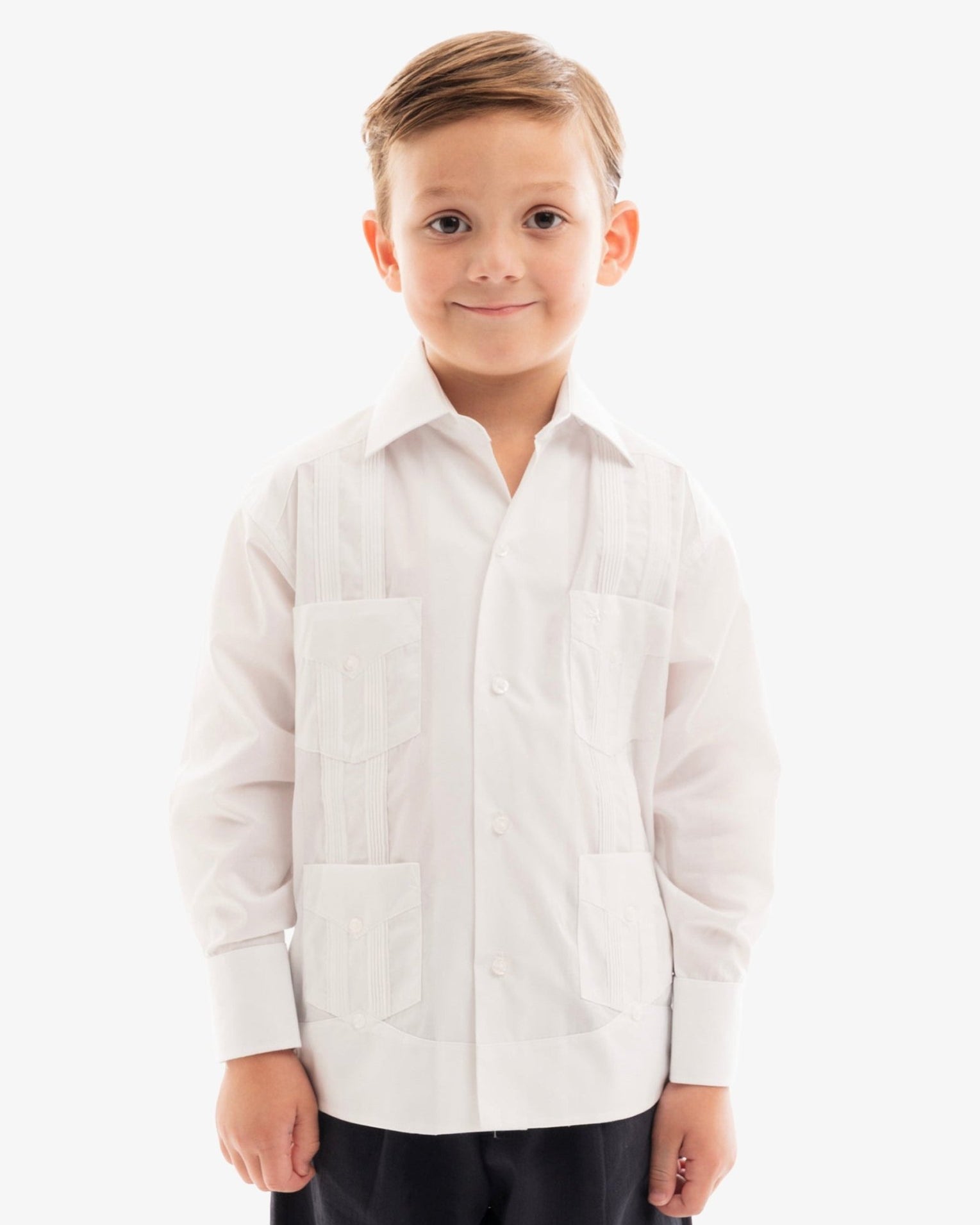 Manchester Junior Guayabera Algodón y Poliéster - Manchester
