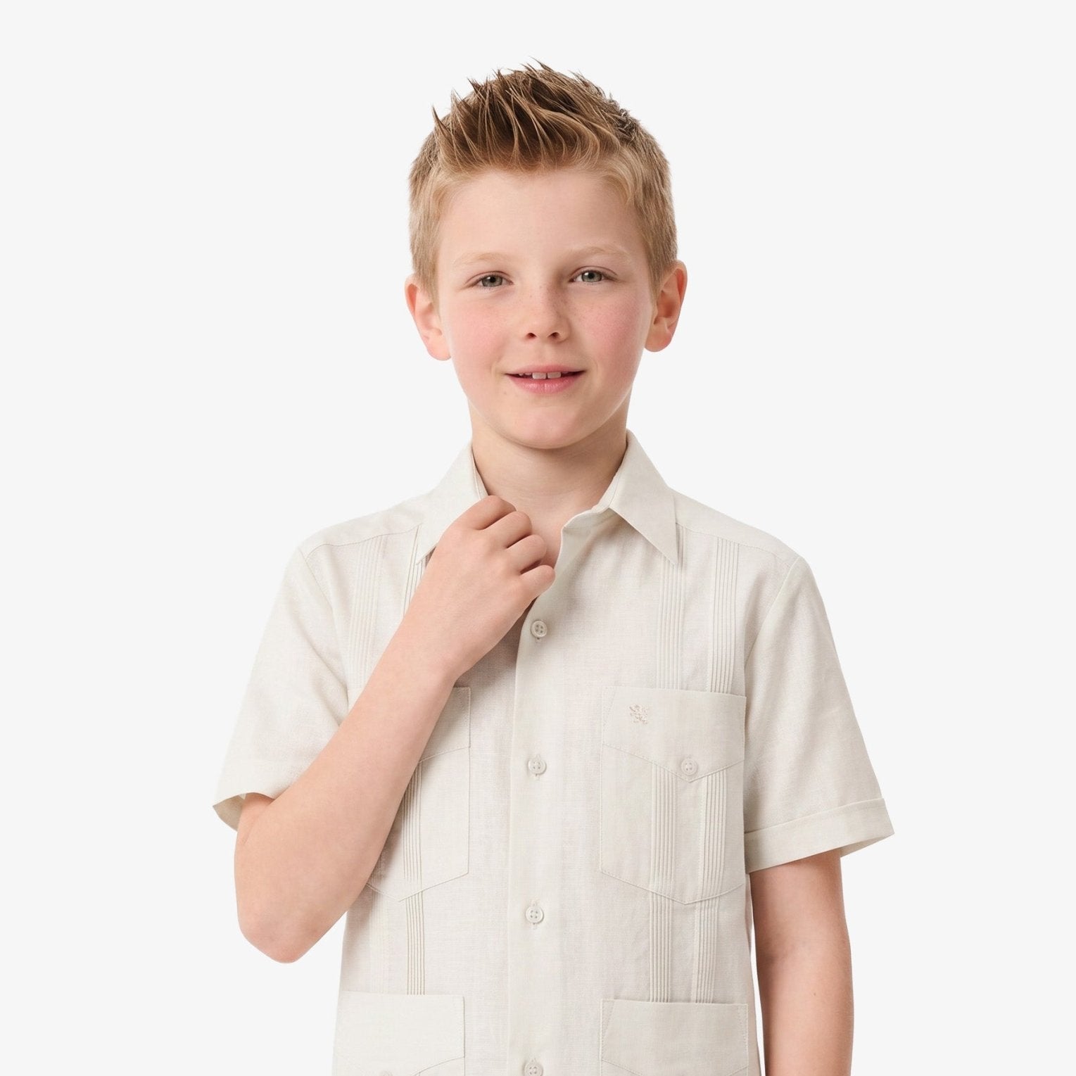Manchester Junior Guayabera Algodón y Poliéster - Manchester
