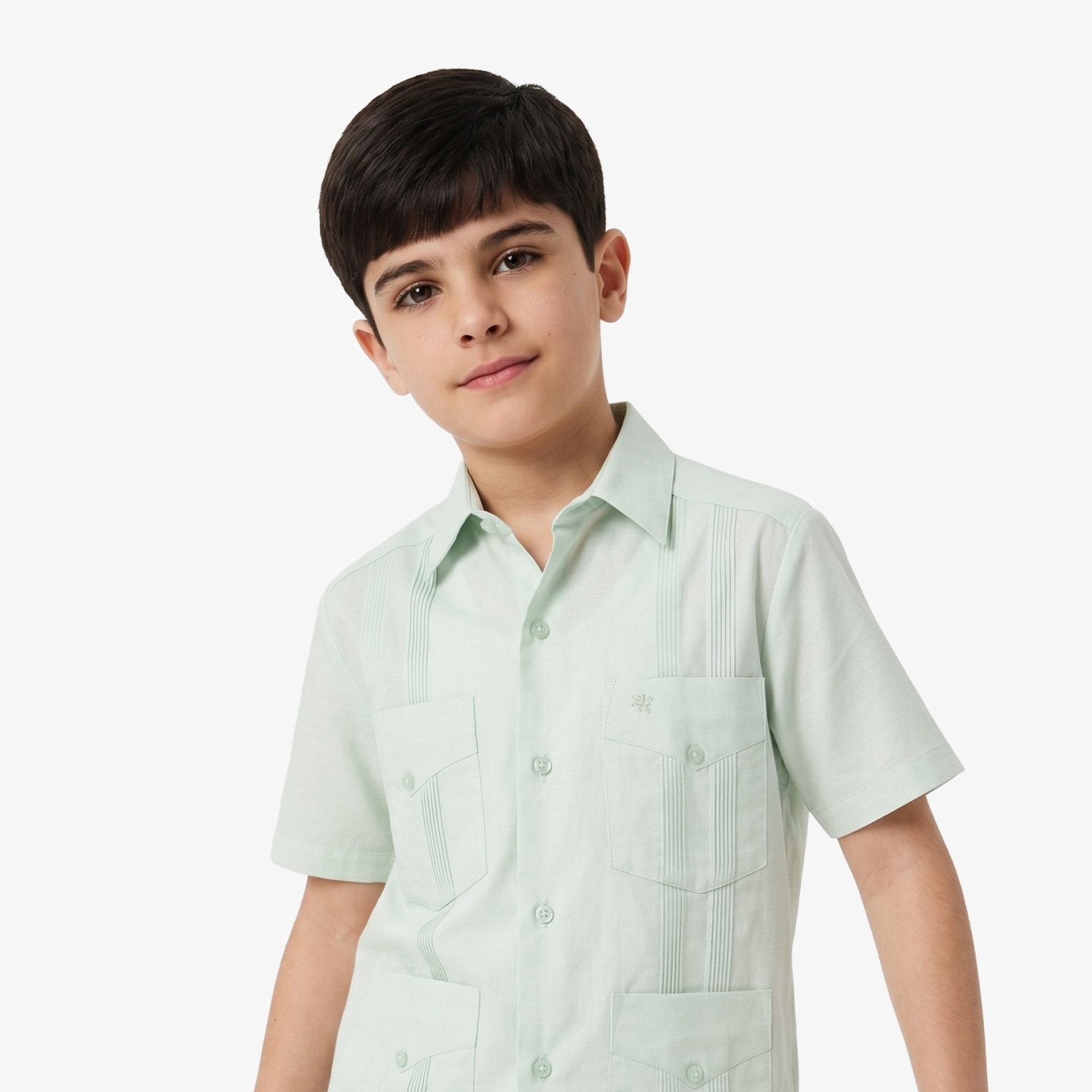 Manchester Junior Guayabera Algodón y Poliéster - Manchester