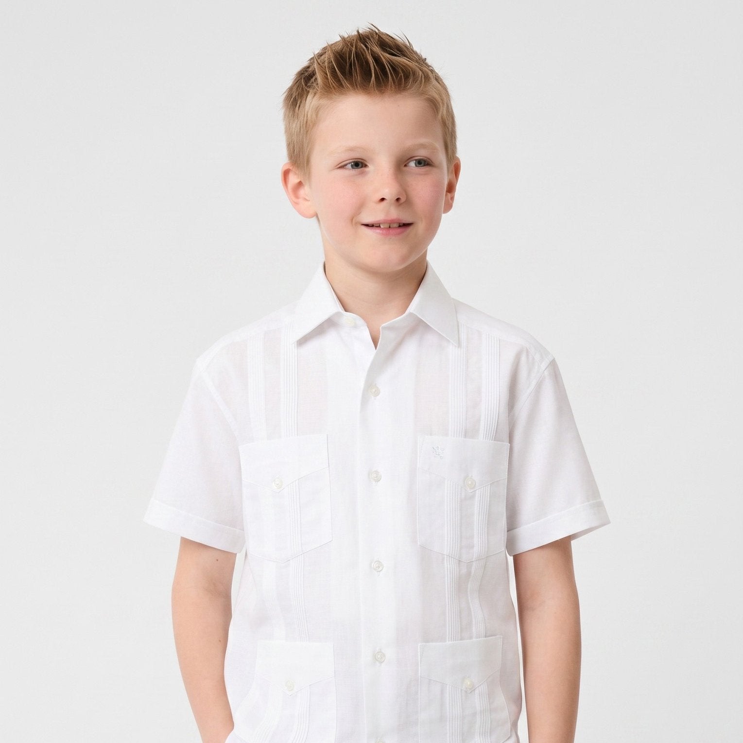 Manchester Junior Guayabera Algodón y Poliéster - Manchester