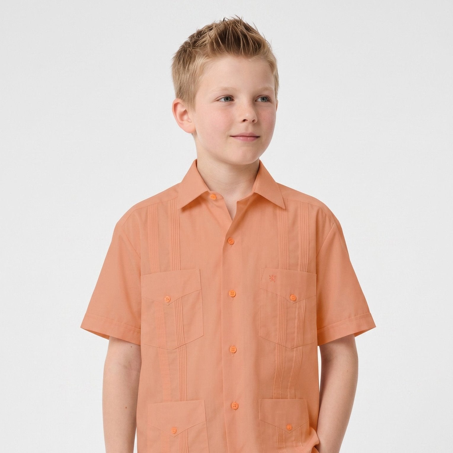 Manchester Junior Guayabera Algodón y Poliéster - Manchester