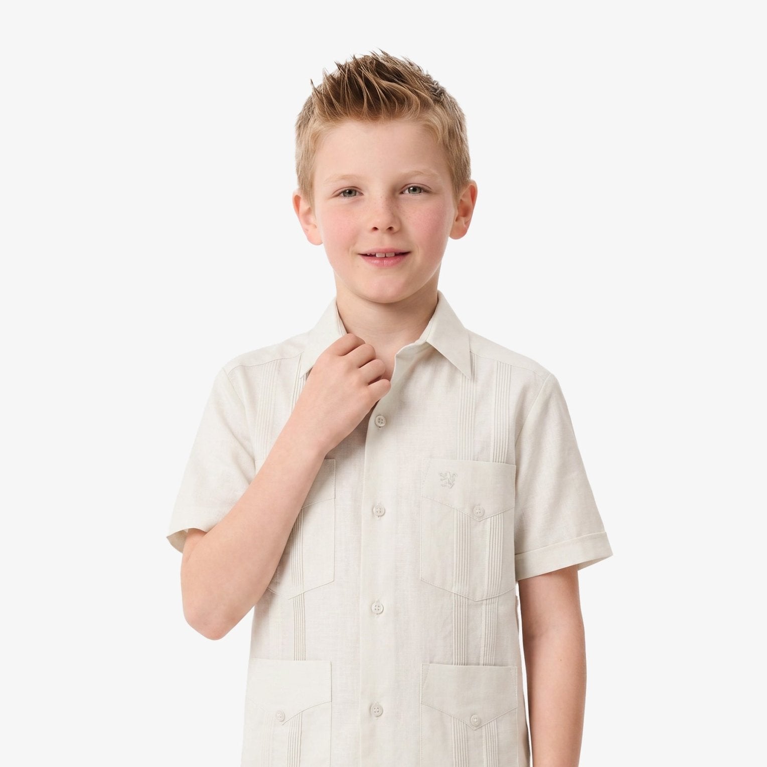 Manchester Junior Guayabera Algodón y Poliéster - Manchester