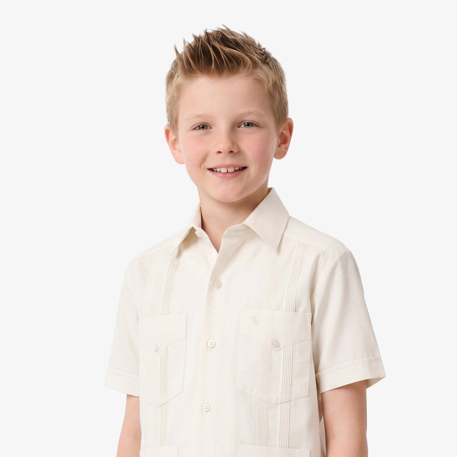 Manchester Junior Guayabera Algodón y Poliéster - Manchester