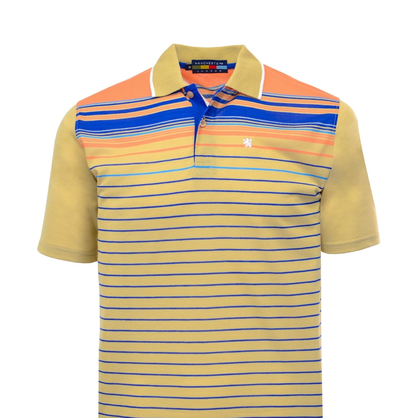 Manchester Junior Polo Patrón Lineal 100% Algodón - Manga Corta - Manchester