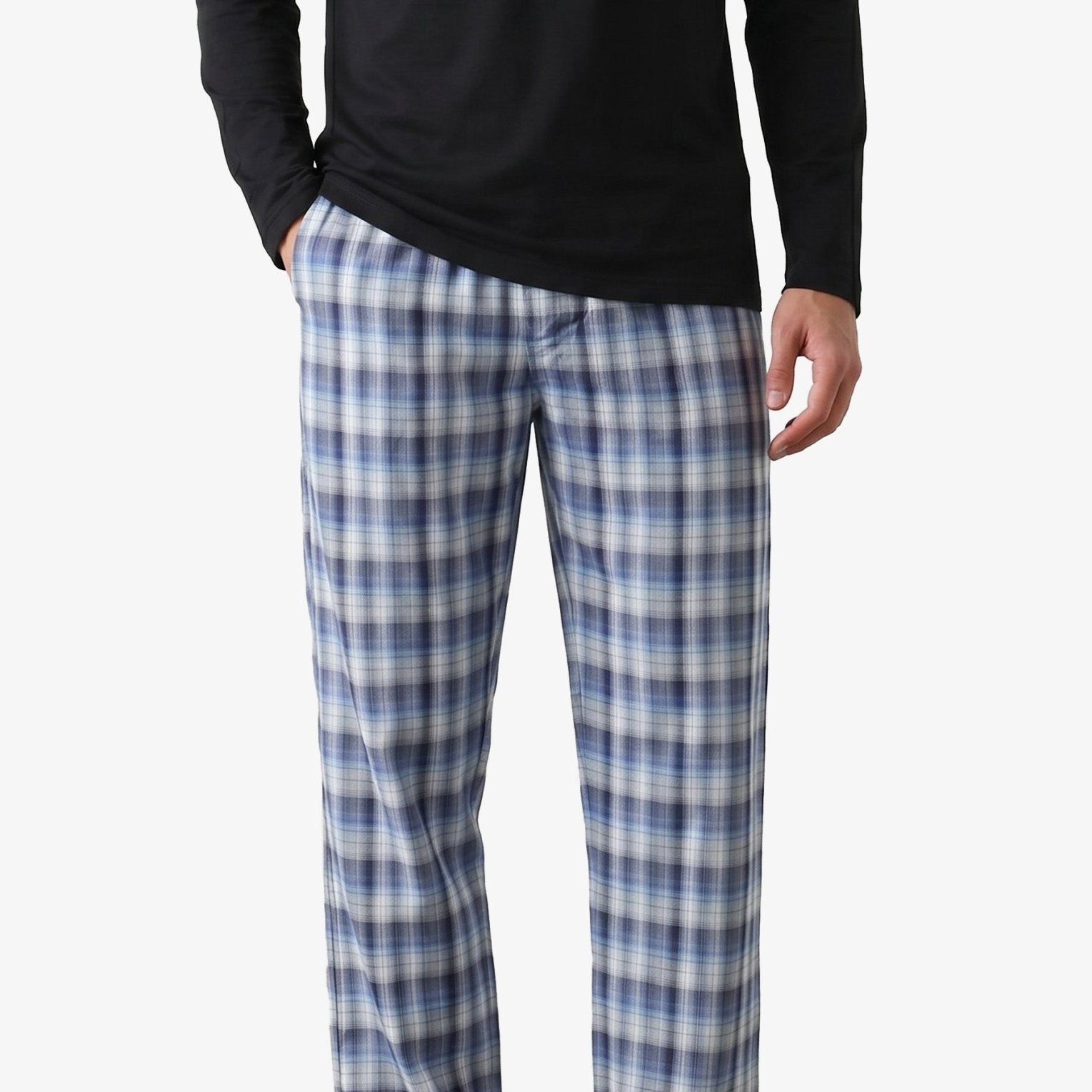 Manchester Pantalón de Pijama Algodón y Poliéster color azul para hombre