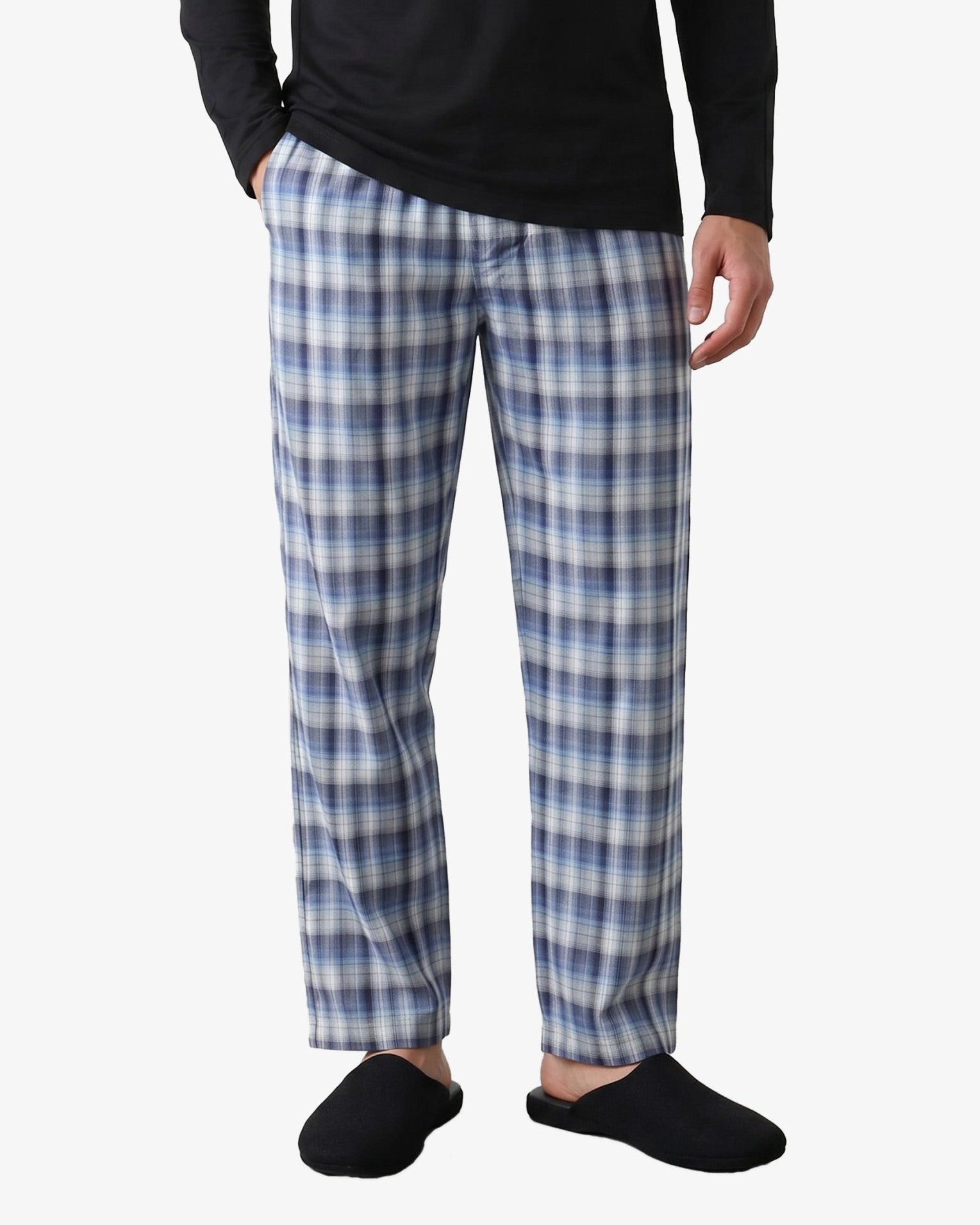 Manchester Pantalón de Pijama Algodón y Poliéster color azul para hombre