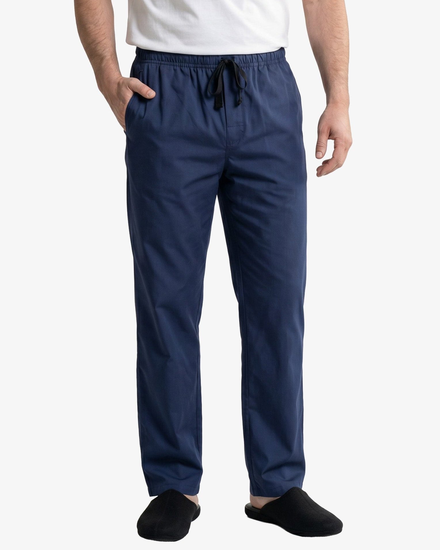 Manchester Pantalón de Pijama con Bolsillos Algodón y Poliéster color marino para hombre