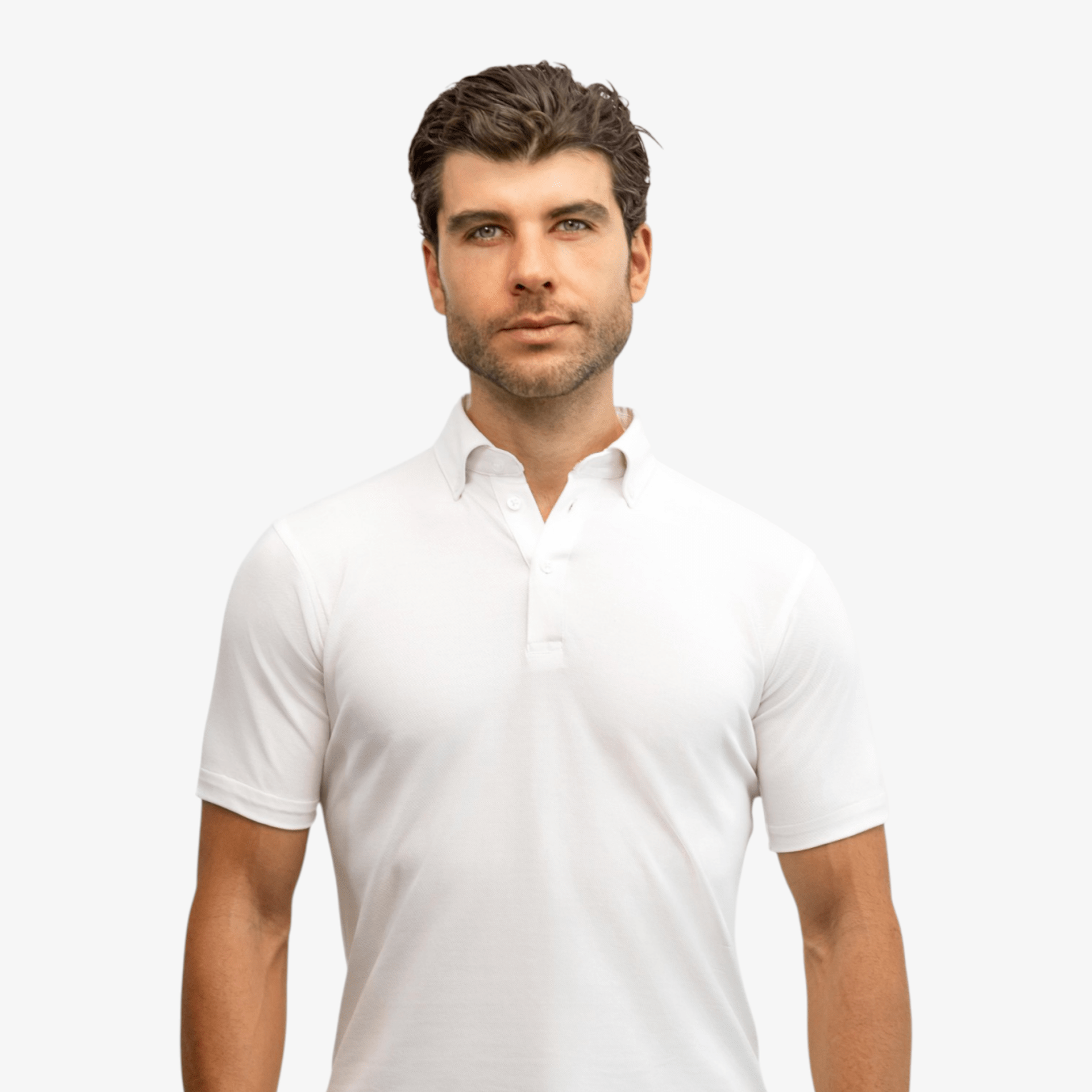 Manchester Performance Playera Tipo Polo Algodón-Poliéster-Spandex - Manga Corta - Manchester