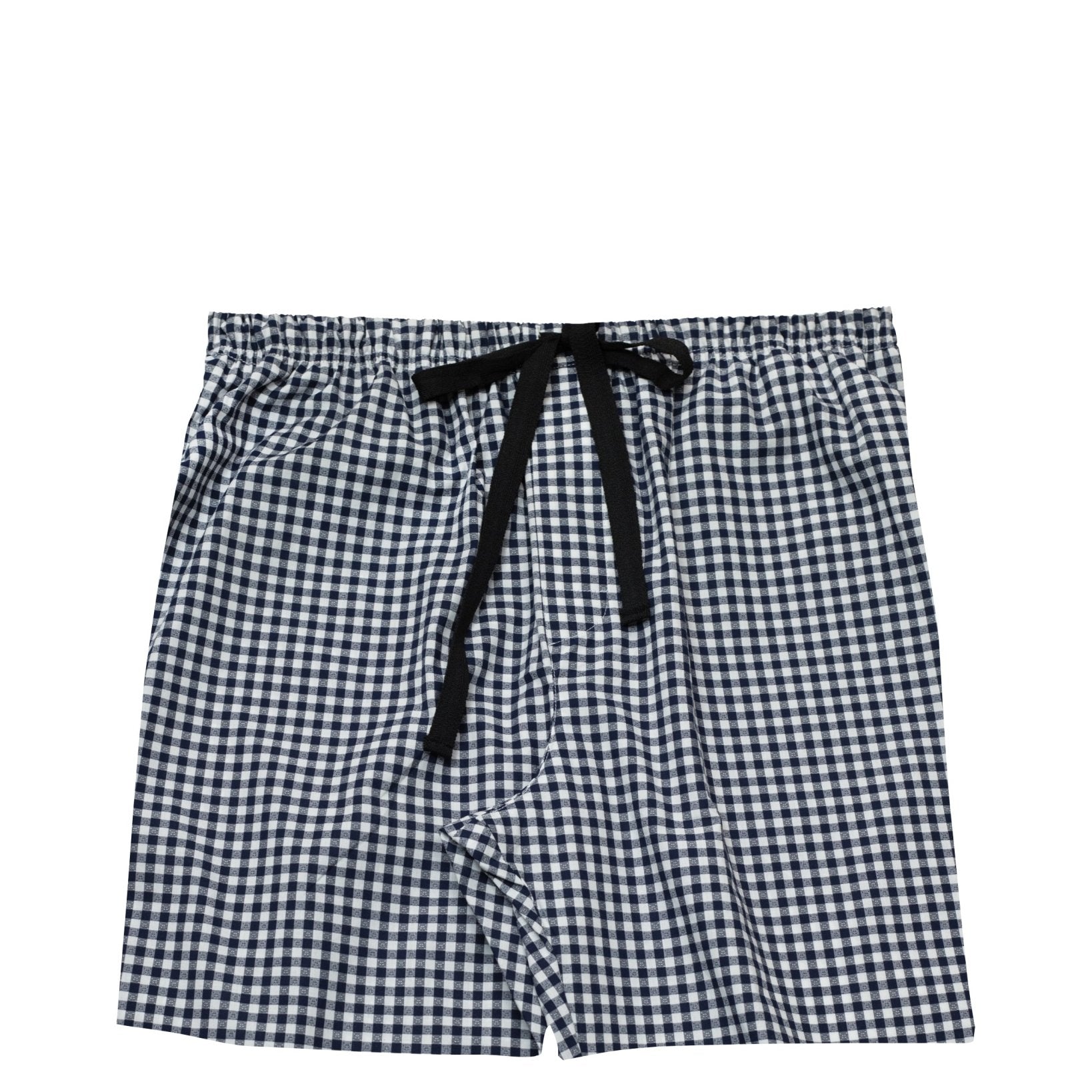 Manchester Pijama Corta de Cuadros en 100% Algodón color marino para hombre