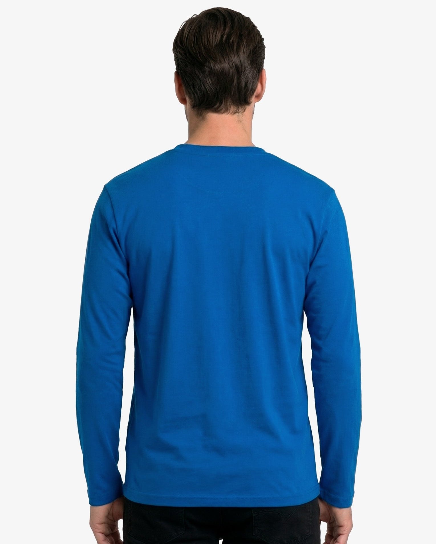 Manchester Playera Cuello Redondo Lisa Poliéster y Algodón Manga Larga - Manchester