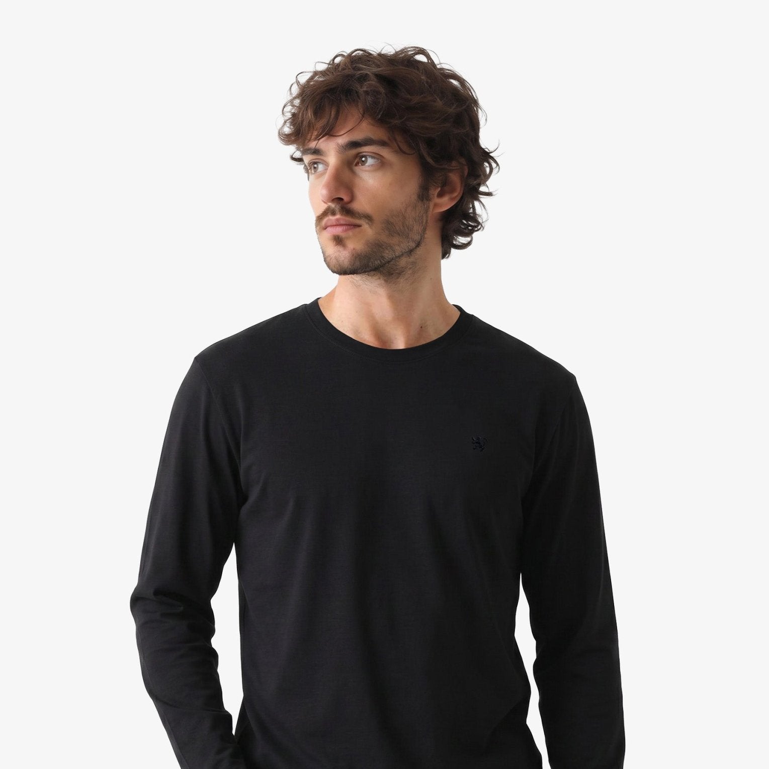 Manchester Playera Cuello Redondo Lisa Poliéster y Algodón Manga Larga - Manchester