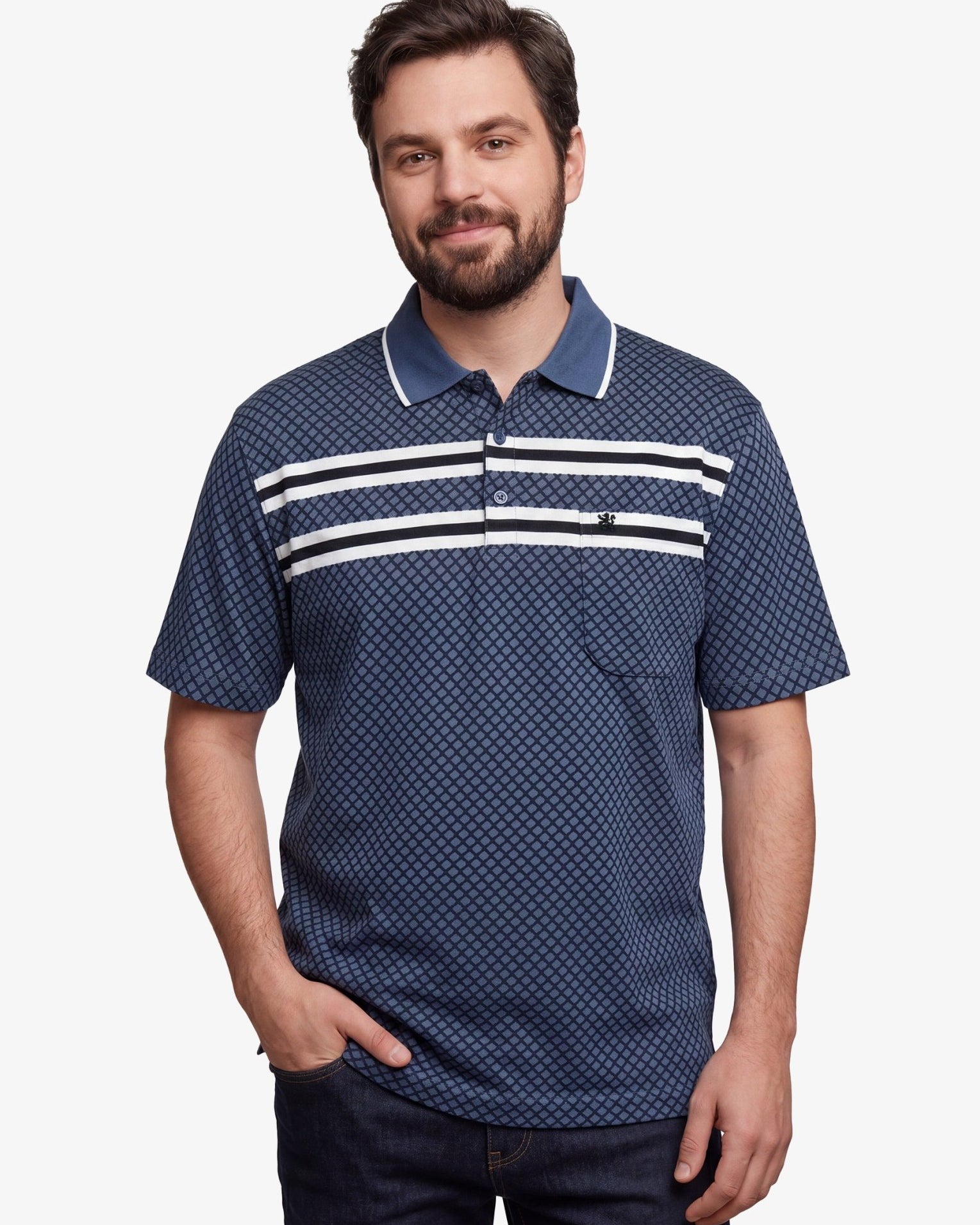 Manchester Playera Polo Big & Tall Algodón Supima - Manchester