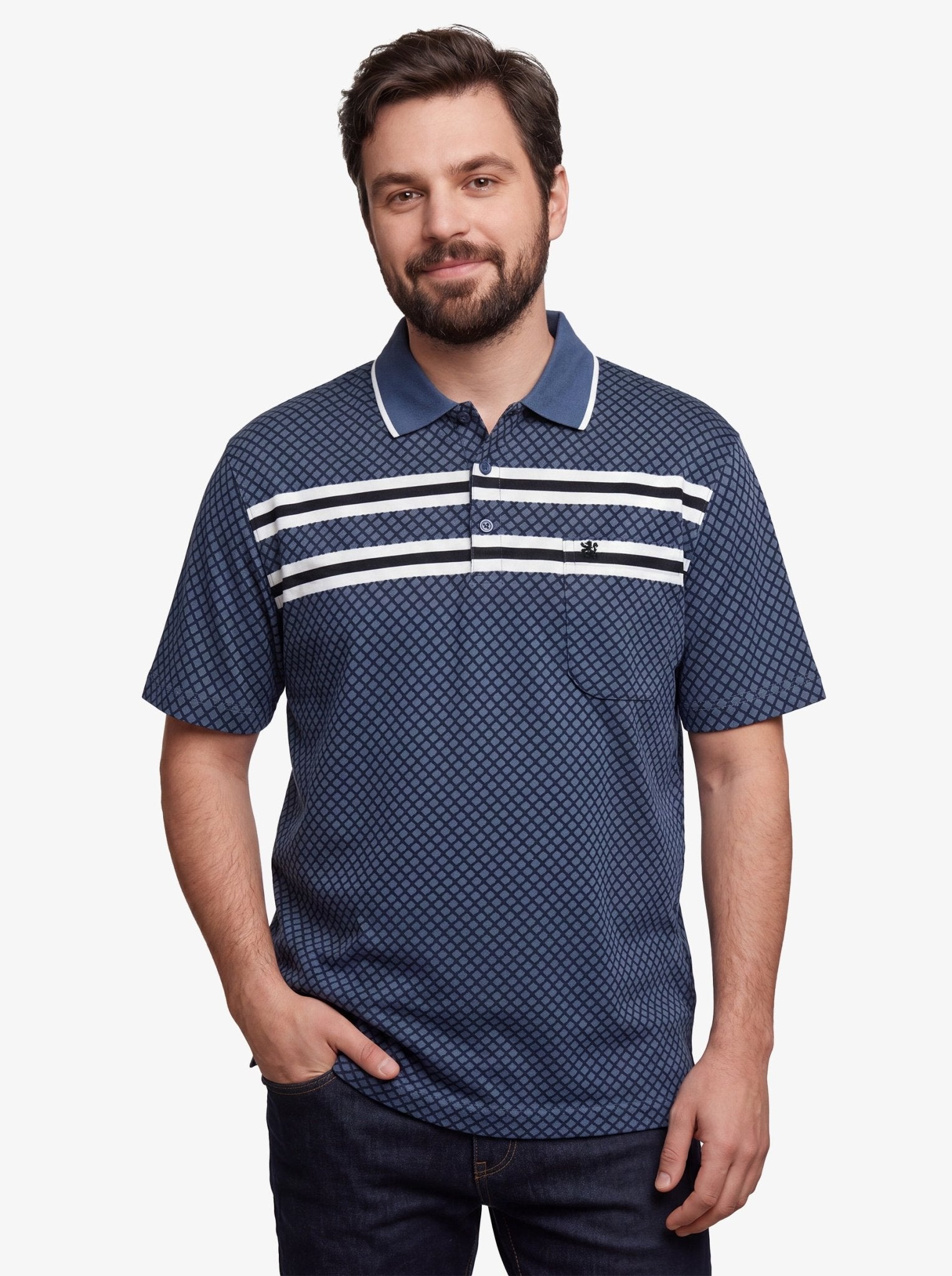 Manchester Playera Polo Big & Tall Algodón Supima - Manchester