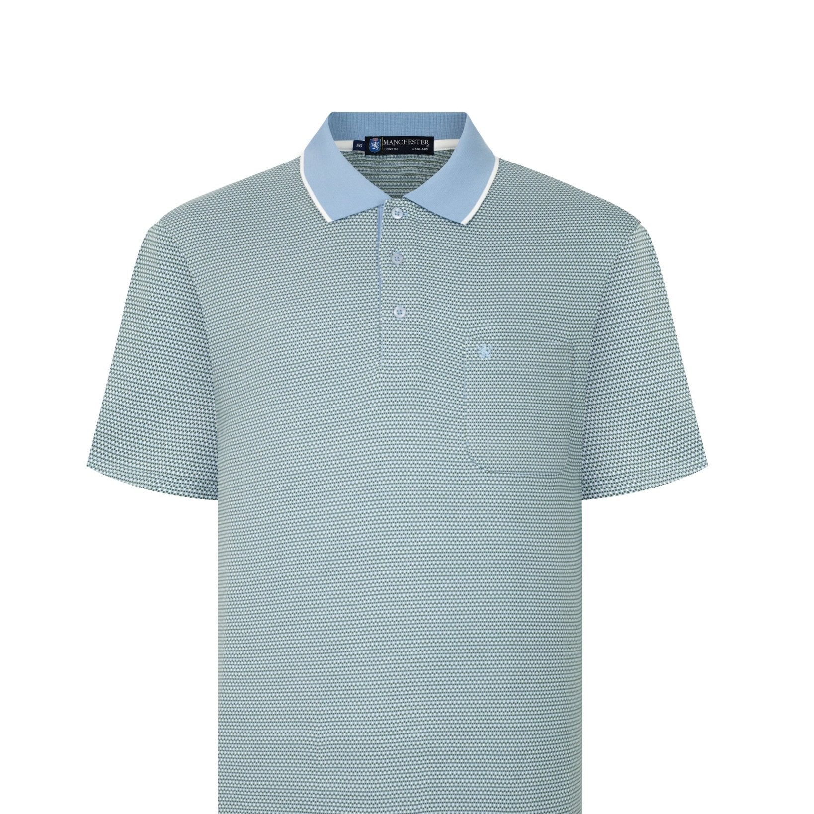Manchester Playera Polo Lisa 100% Algodón - Manga Corta - Manchester