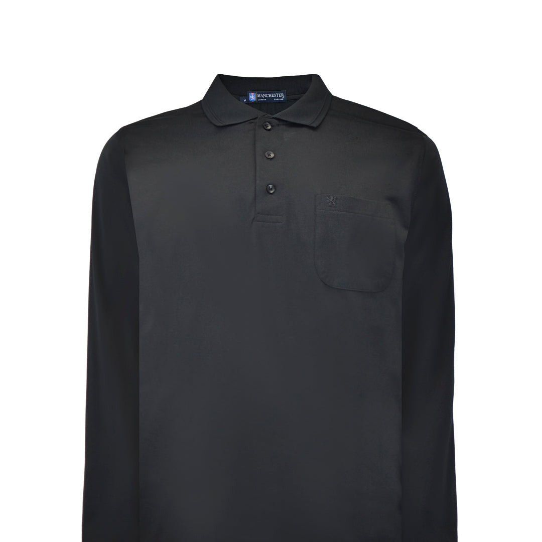 Manchester Playera Polo Lisa Poliéster y Algodón Manga Larga - Manchester