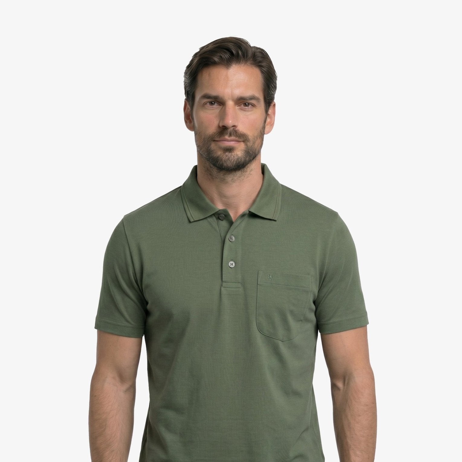 Manchester Playera Tipo Polo Lisa Poliéster y Algodón - Manchester