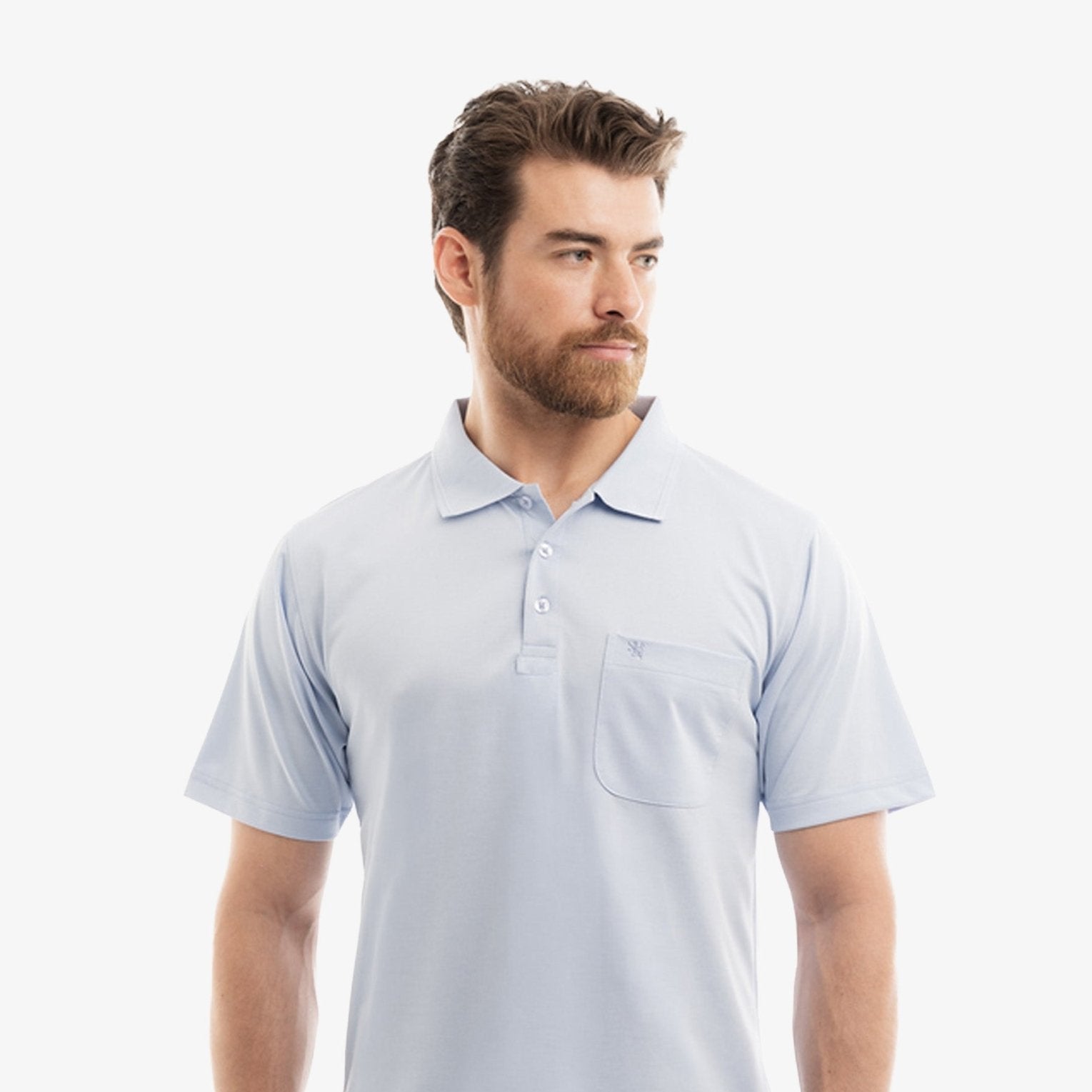 Manchester Playera Tipo Polo Lisa Poliéster y Algodón - Manchester