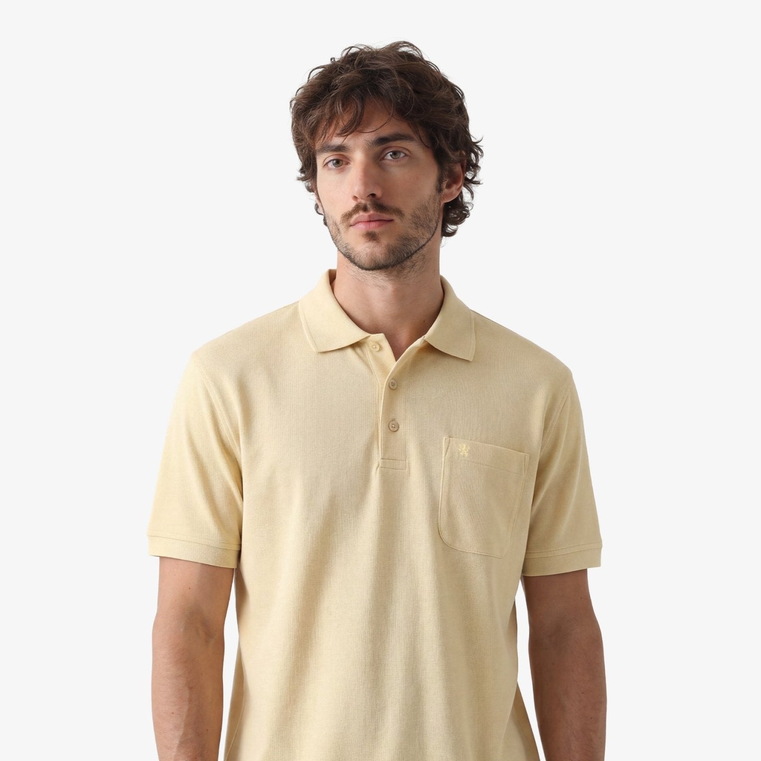 Manchester Playera Tipo Polo Lisa Poliéster y Algodón - Manchester