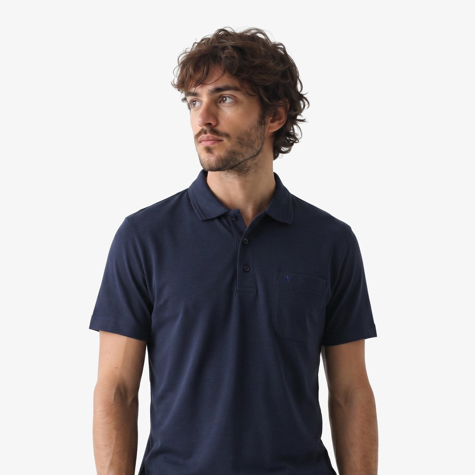 Manchester Playera Tipo Polo Lisa Poliéster y Algodón - Manchester