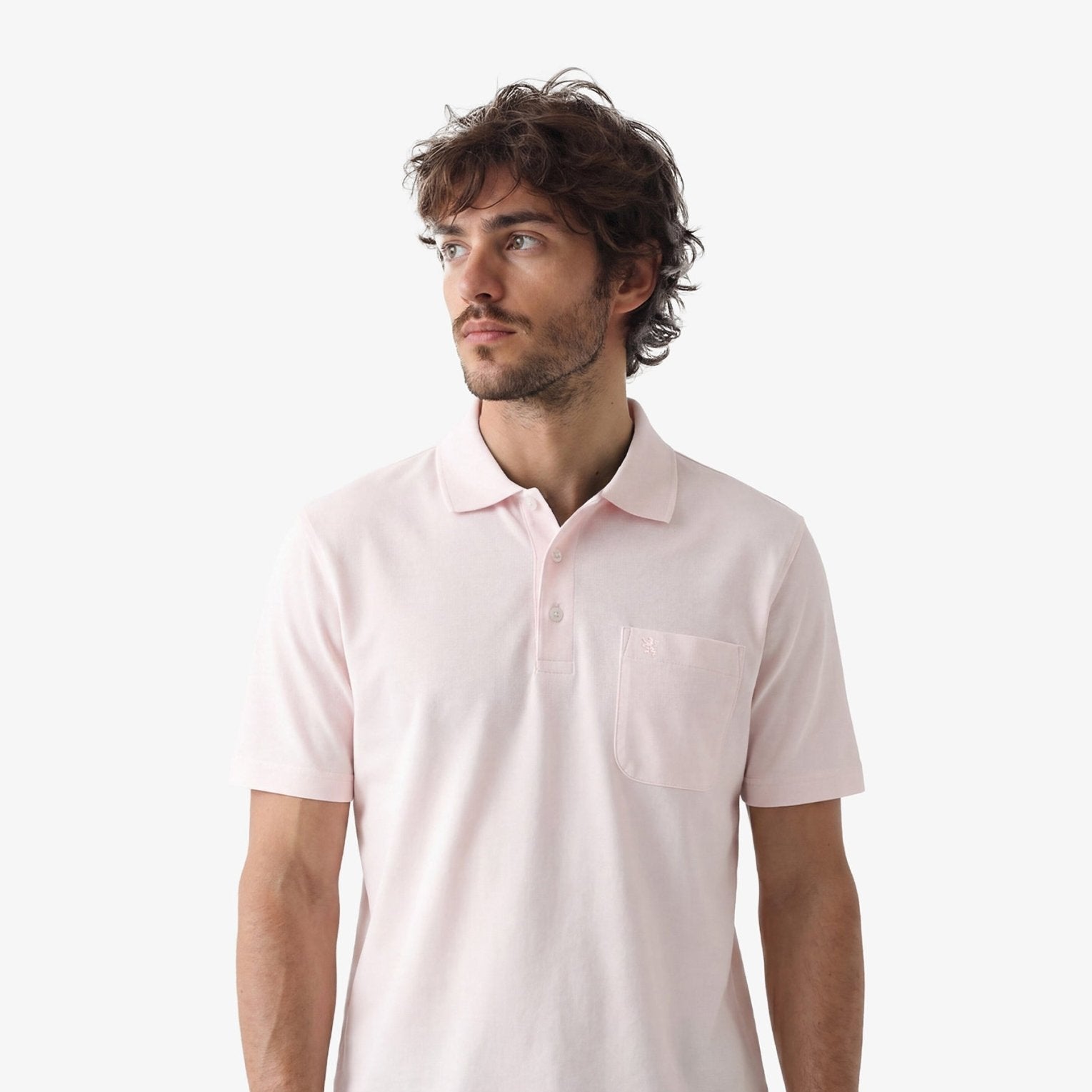 Manchester Playera Tipo Polo Lisa Poliéster y Algodón - Manchester