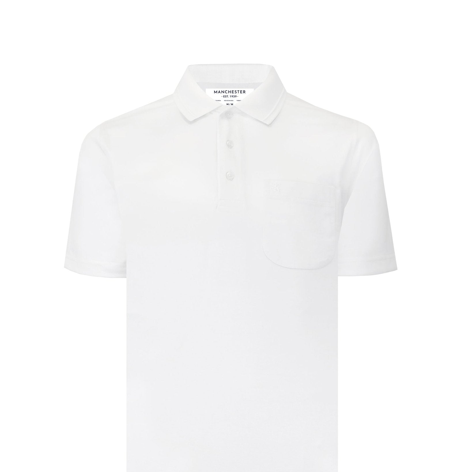 Manchester Playera Tipo Polo Lisa Poliéster y Algodón - Manchester
