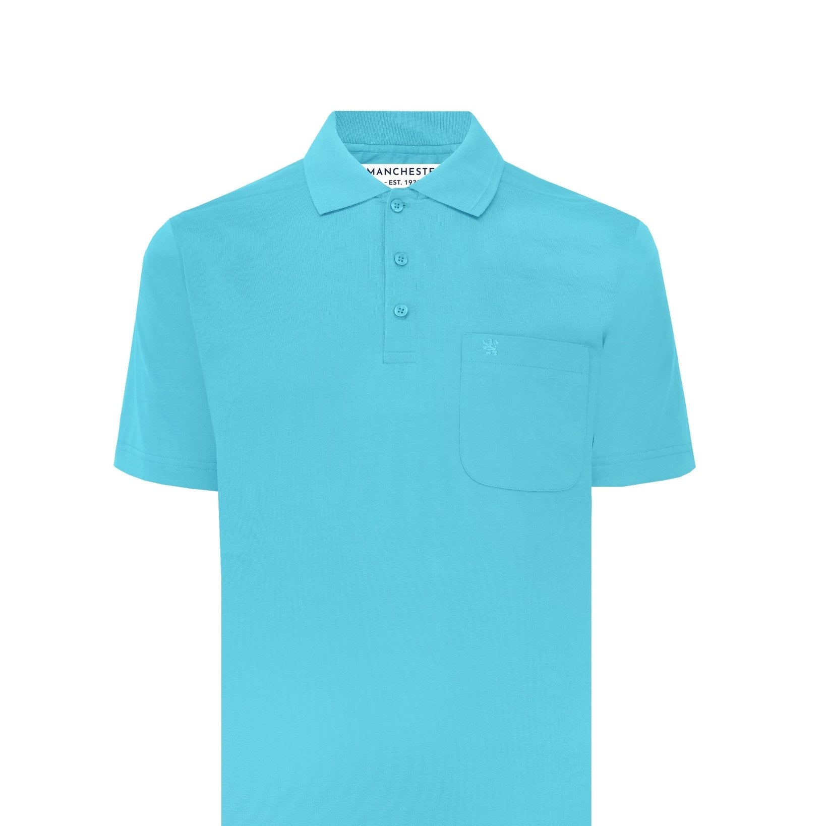 Manchester Playera Tipo Polo Lisa Poliéster y Algodón - Manchester