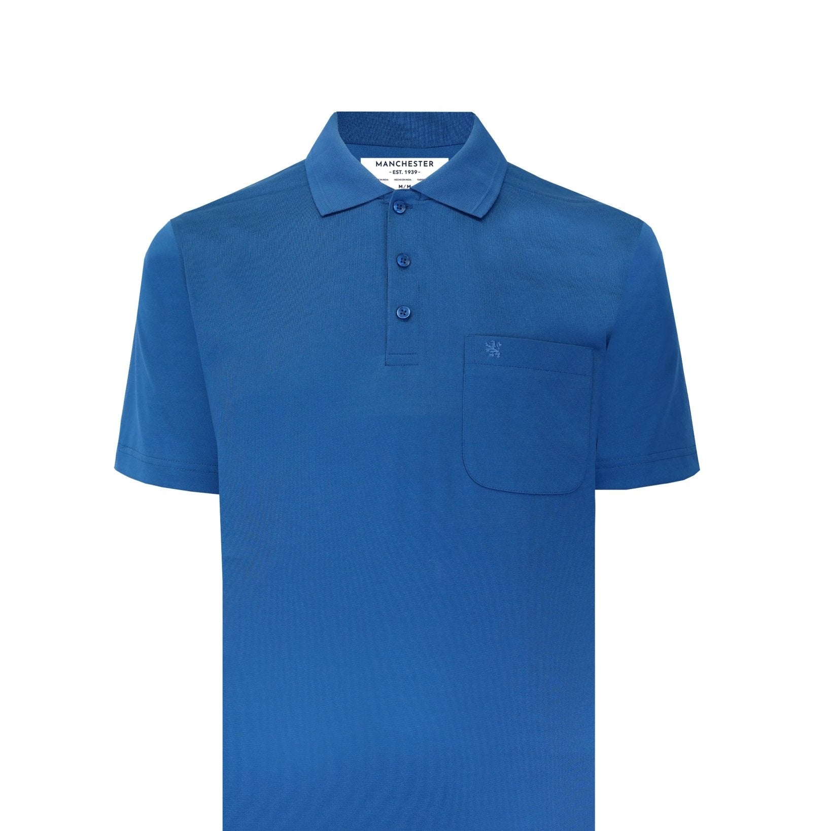Manchester Playera Tipo Polo Lisa Poliéster y Algodón - Manchester