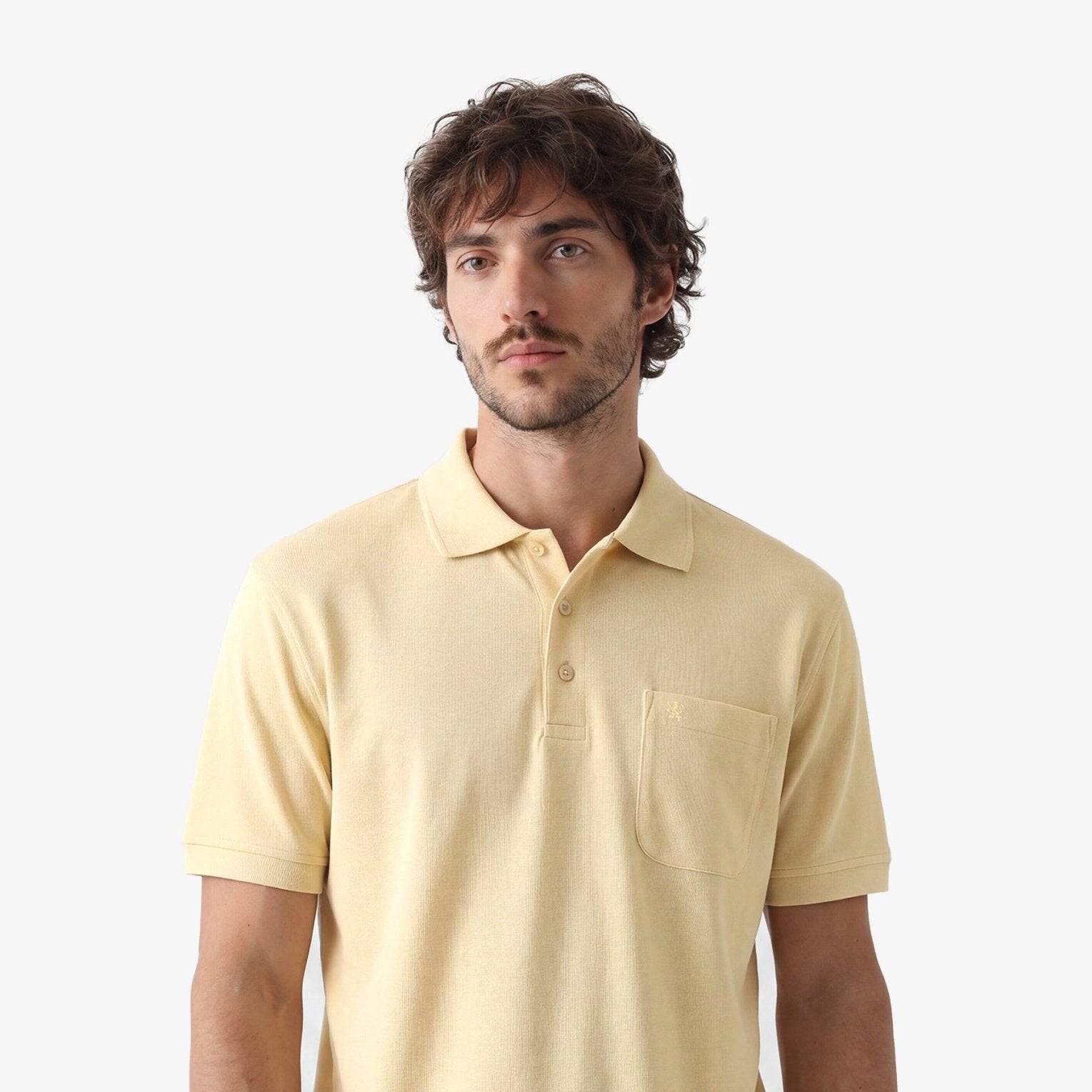 Manchester Playera Tipo Polo Lisa Poliéster y Algodón - Manchester