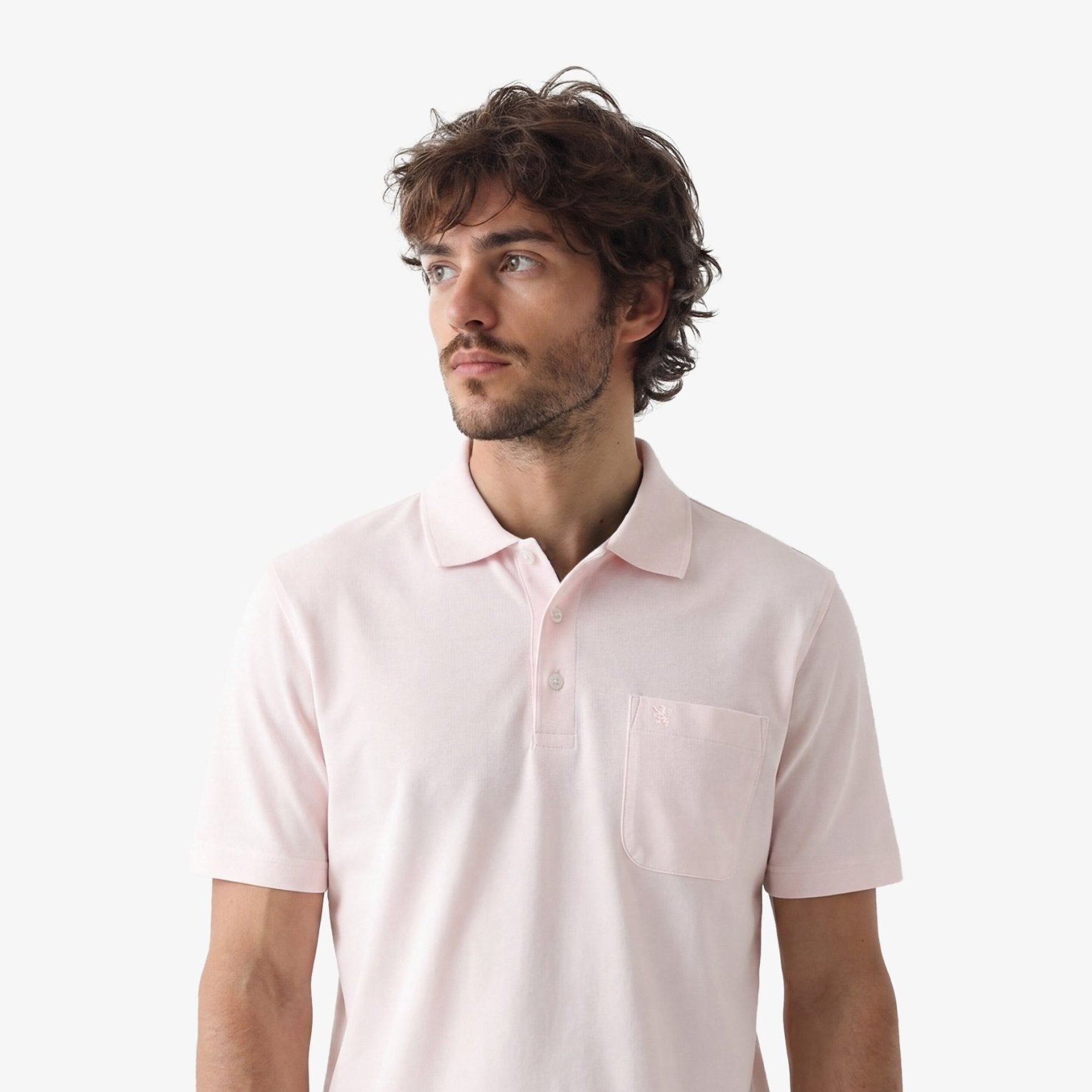 Manchester Playera Tipo Polo Lisa Poliéster y Algodón - Manchester