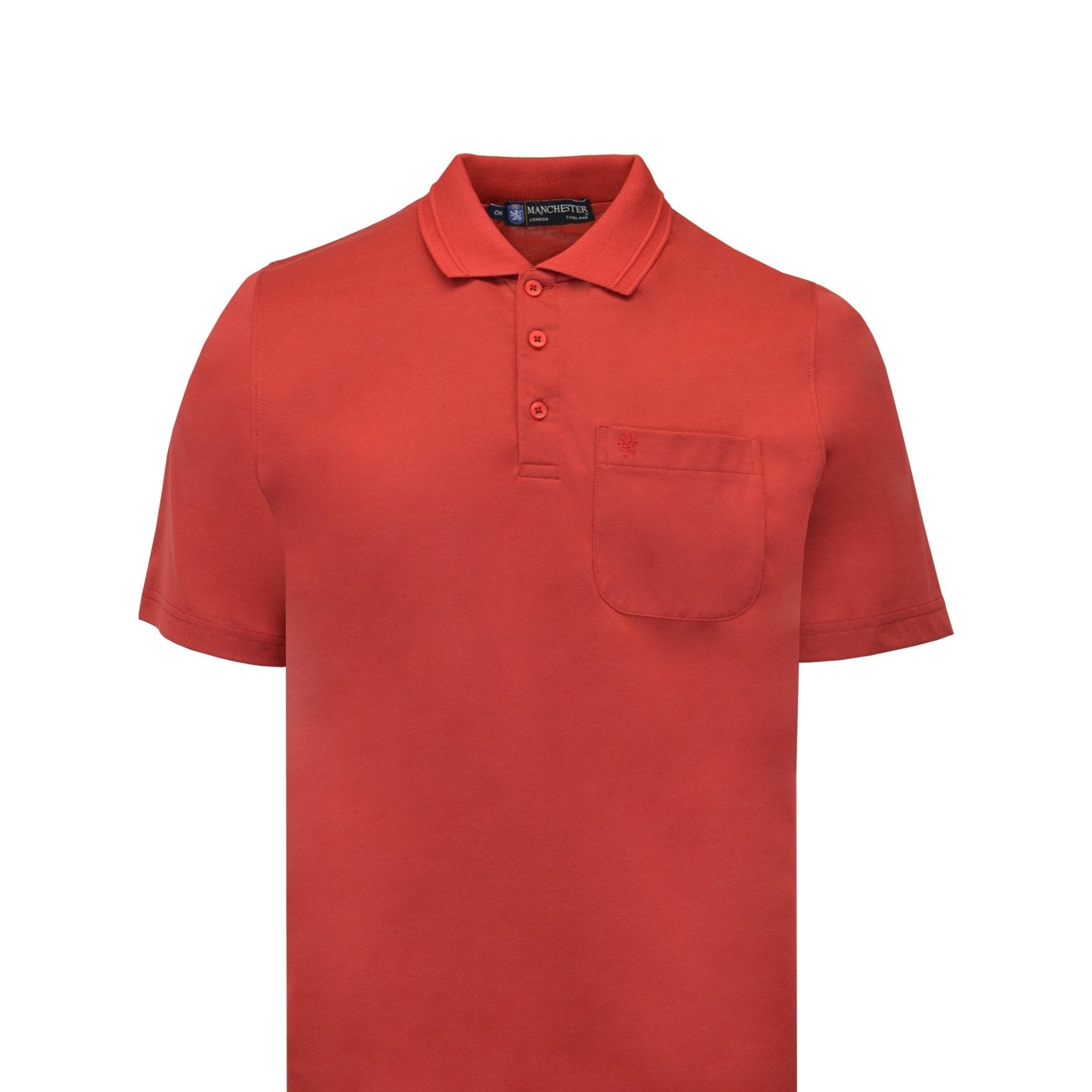 Manchester Playera Tipo Polo Lisa Poliéster y Algodón - Manchester
