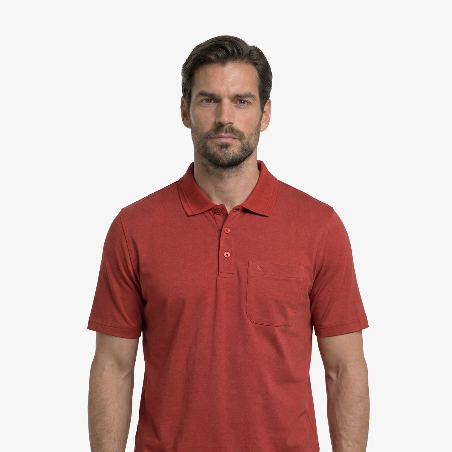 Manchester Playera Tipo Polo Lisa Poliéster y Algodón - Manchester