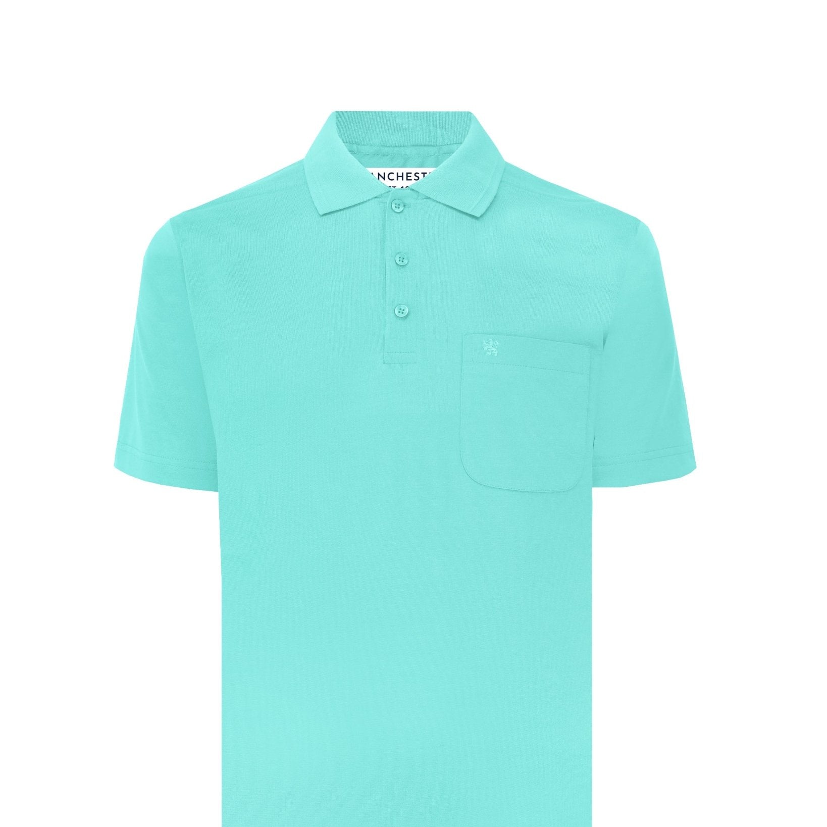 Manchester Playera Tipo Polo Lisa Poliéster y Algodón - Manchester