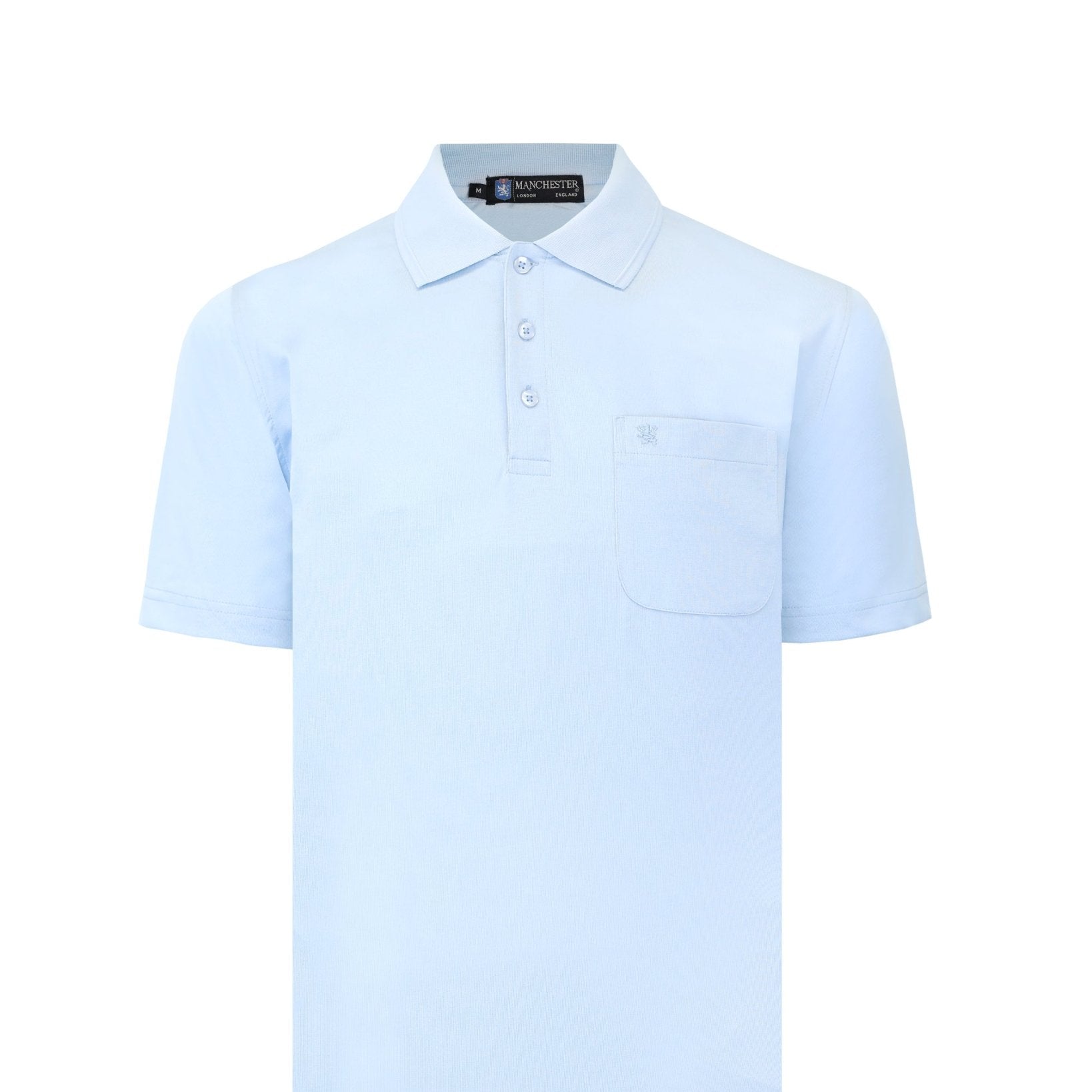 Manchester Playera Tipo Polo Lisa Poliéster y Algodón - Manchester