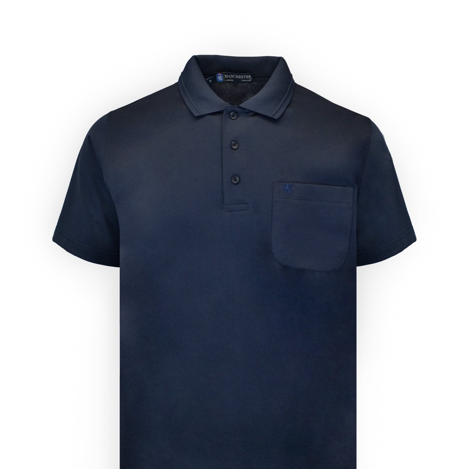 Manchester Playera Tipo Polo Lisa Poliéster y Algodón - Manchester