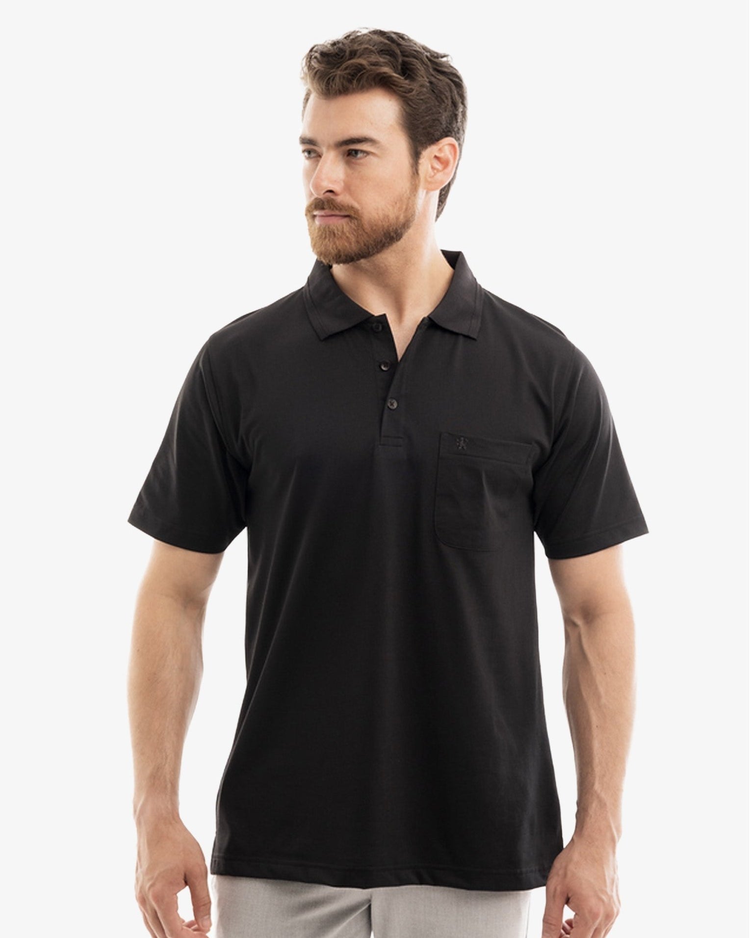 Manchester Playera Tipo Polo Lisa Poliéster y Algodón - Manchester